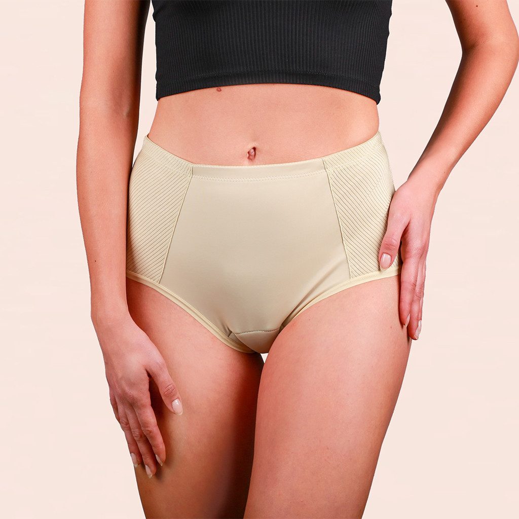 Taynie Periodenslip Highwaist ultra - Periodenunterwäsche sehr starke Blutung - Damen (1-St., 1er-Pack) Auslaufsichere Periodenunterwäsche / Periodenslip aus Bio Baumwolle