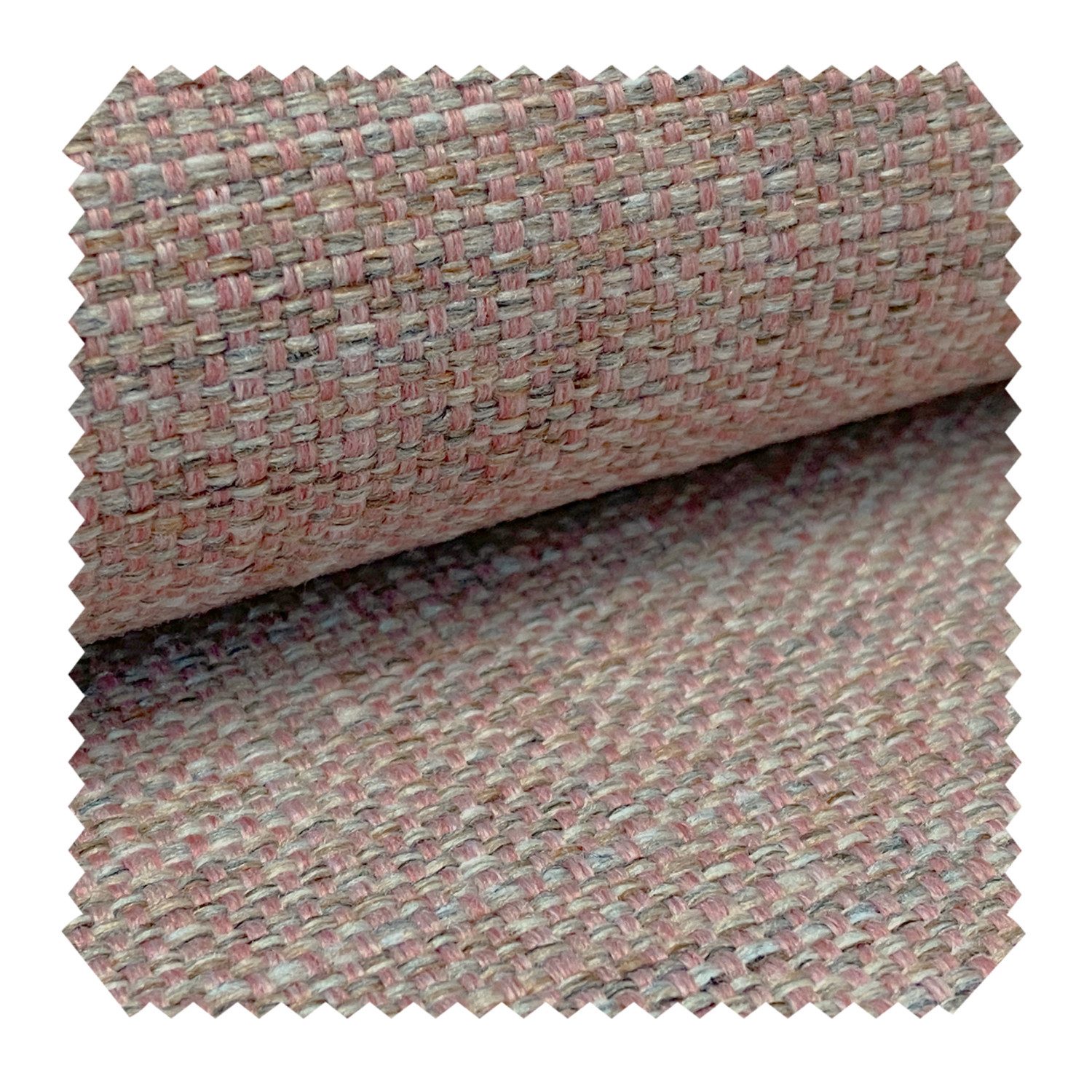 novely® Stoff MUDAU Grob gewebter Möbelstoff, Robust, Mélange, Handwebcharakter, Pflegeleicht, Meterware, 1lfm