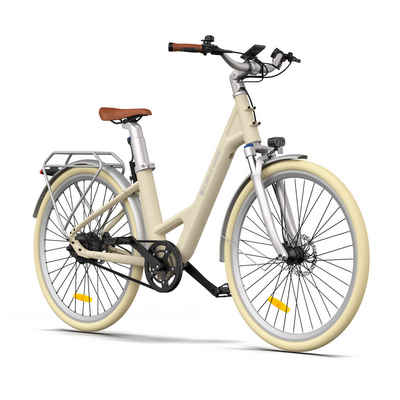 ADO E-Bike Air28 Pro Elektrofahrrad,Pedelec Riemenantrieb,Fahrrad, 2 Gang, Automatikschaltung, Bafang Heckmotor, Gepäckträger, ebike damen/herren