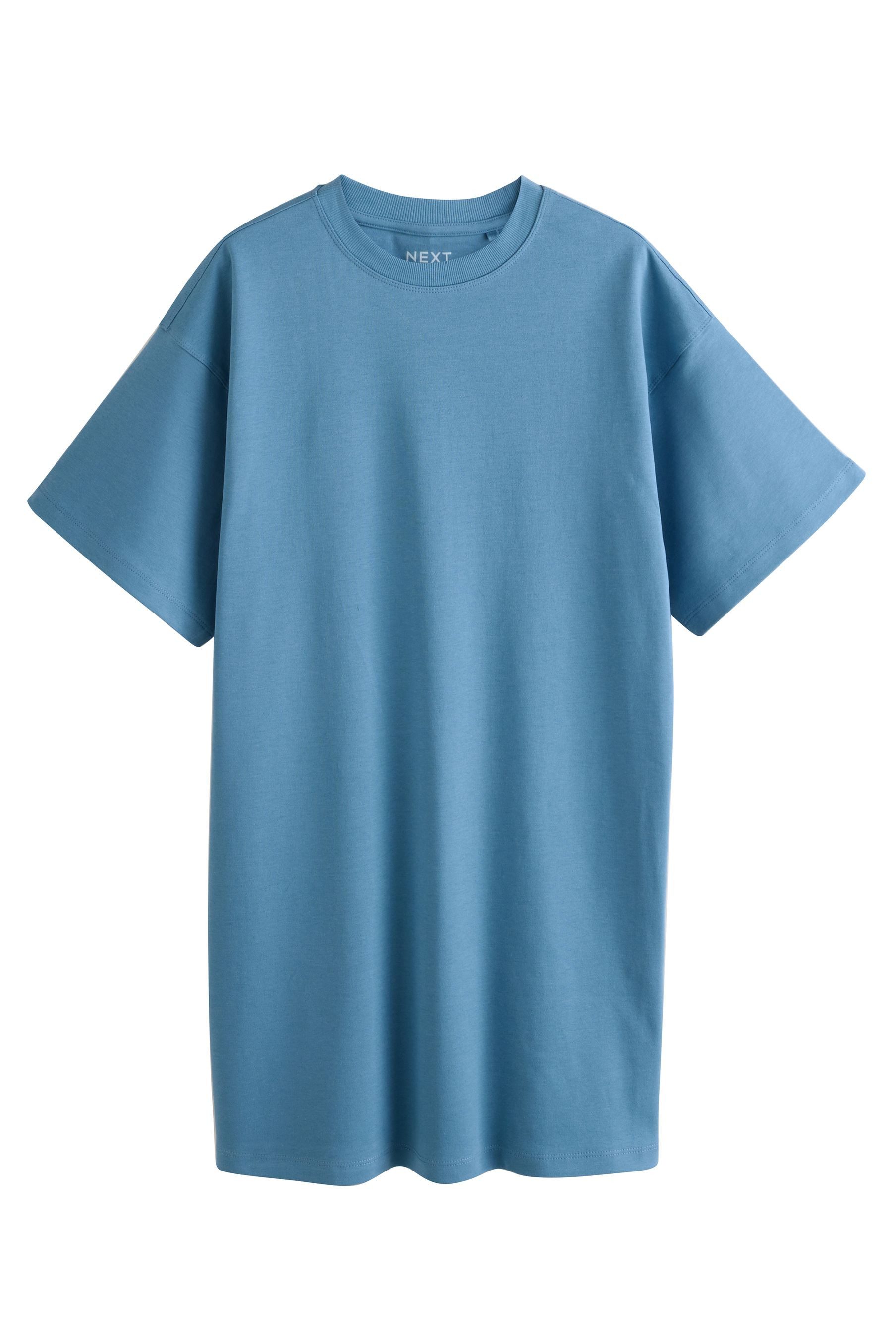 Next Minikleid Relaxed Fit Rundhals-Minikleid mit kurzen Ärmeln (1-tlg) günstig online kaufen