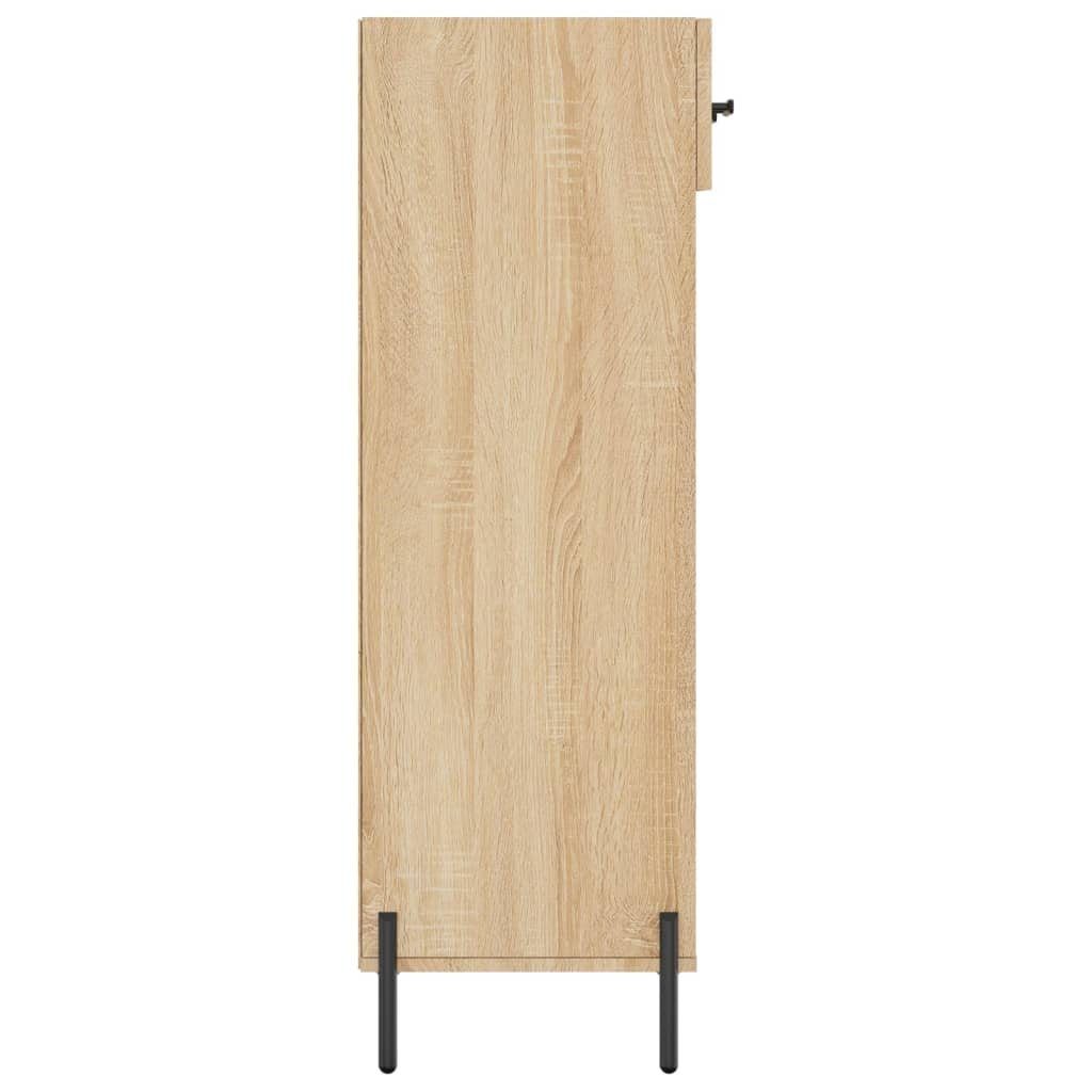 Kleiderschrank vidaXL 60x35x105 Holzwerkstoff Eiche cm Schuhschrank Sonoma-Eiche Sonoma (1-St)