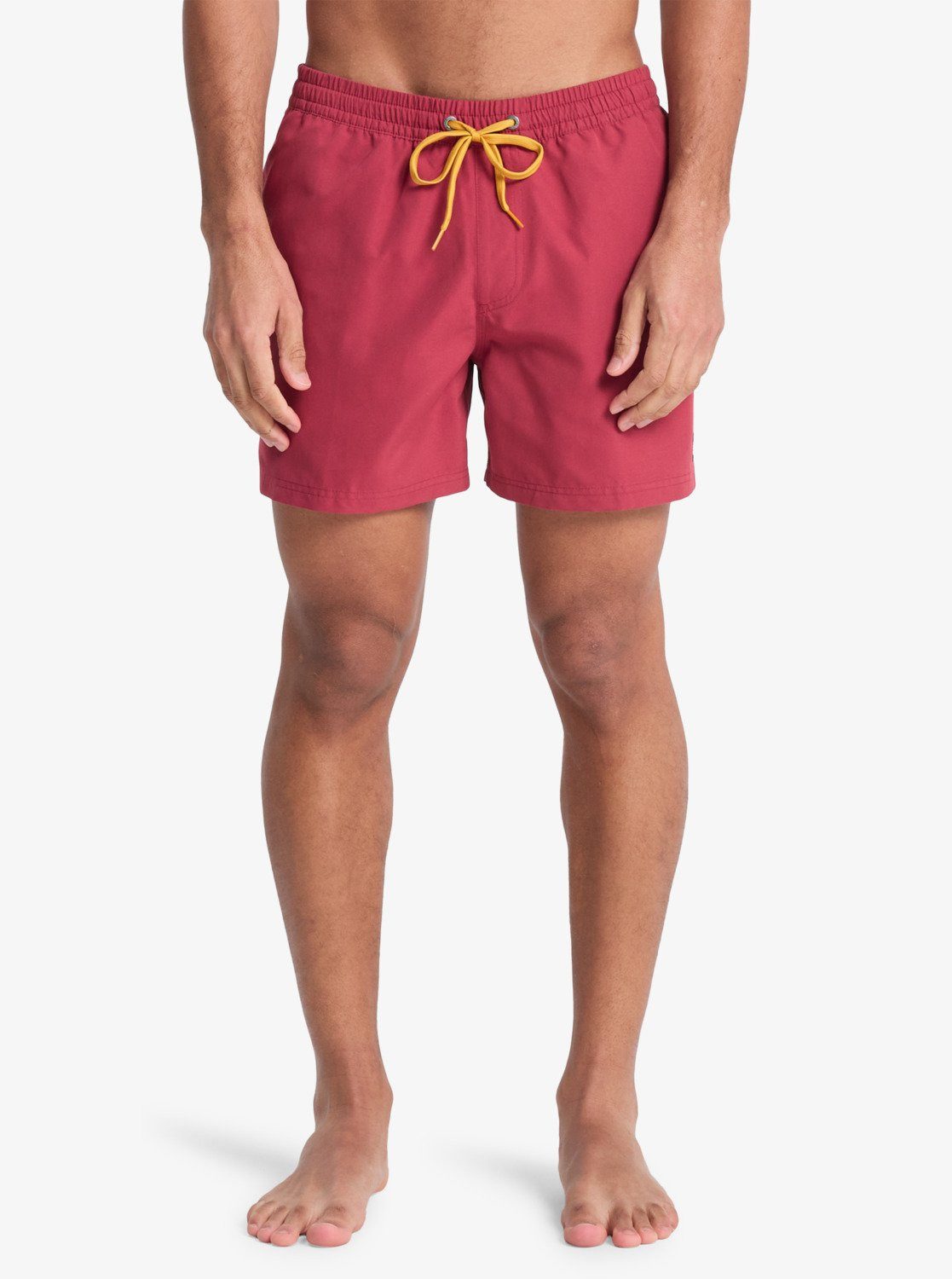 Quiksilver Badeshorts EVERYDAY VOLLEY 15 unifarbene Optik, mit kontrastfarbenen Details, Straight-Leg-Passform