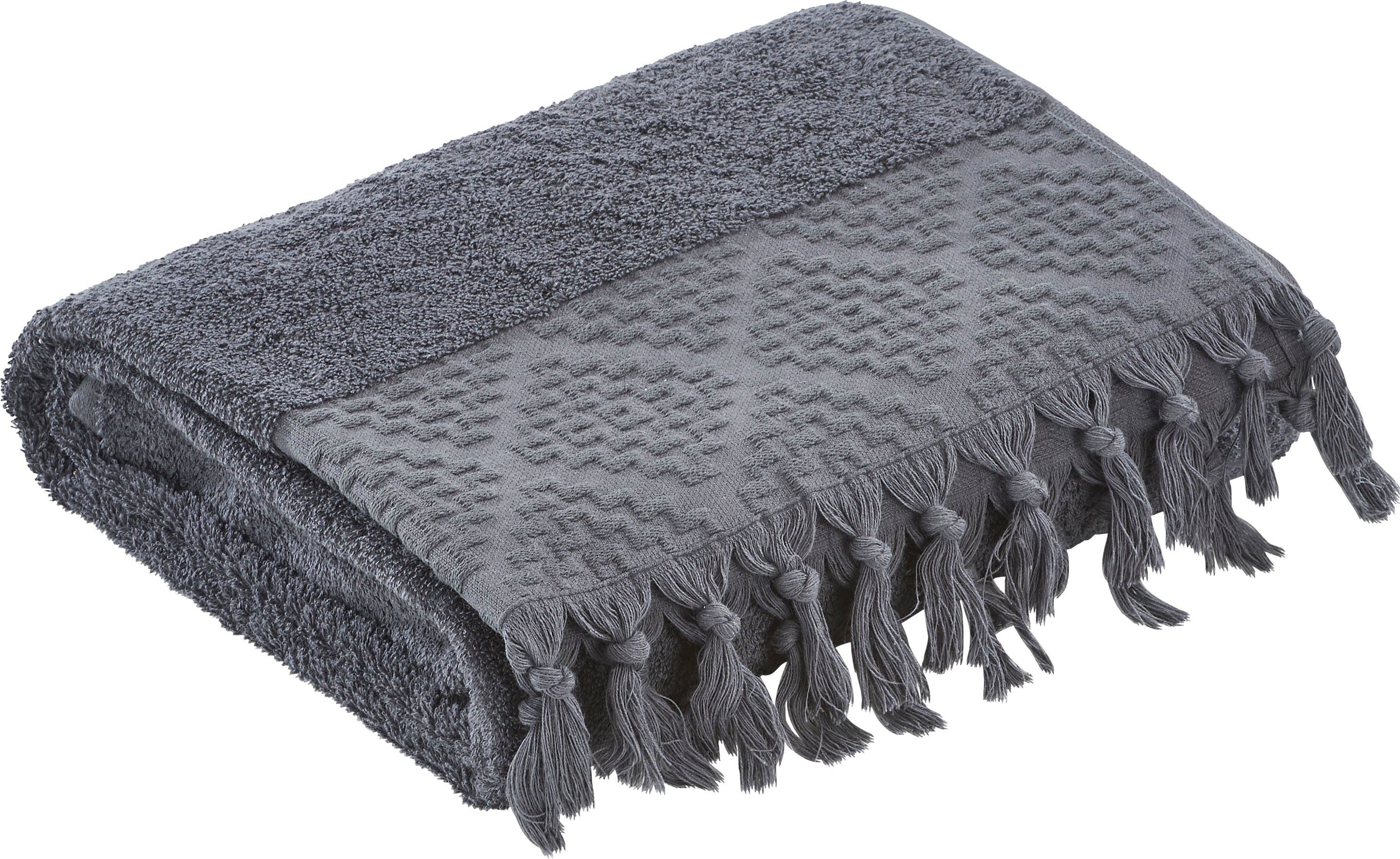 done.® Duschtuch Provence Bohéme, Walkfrottier (1-St), günstig online kaufen