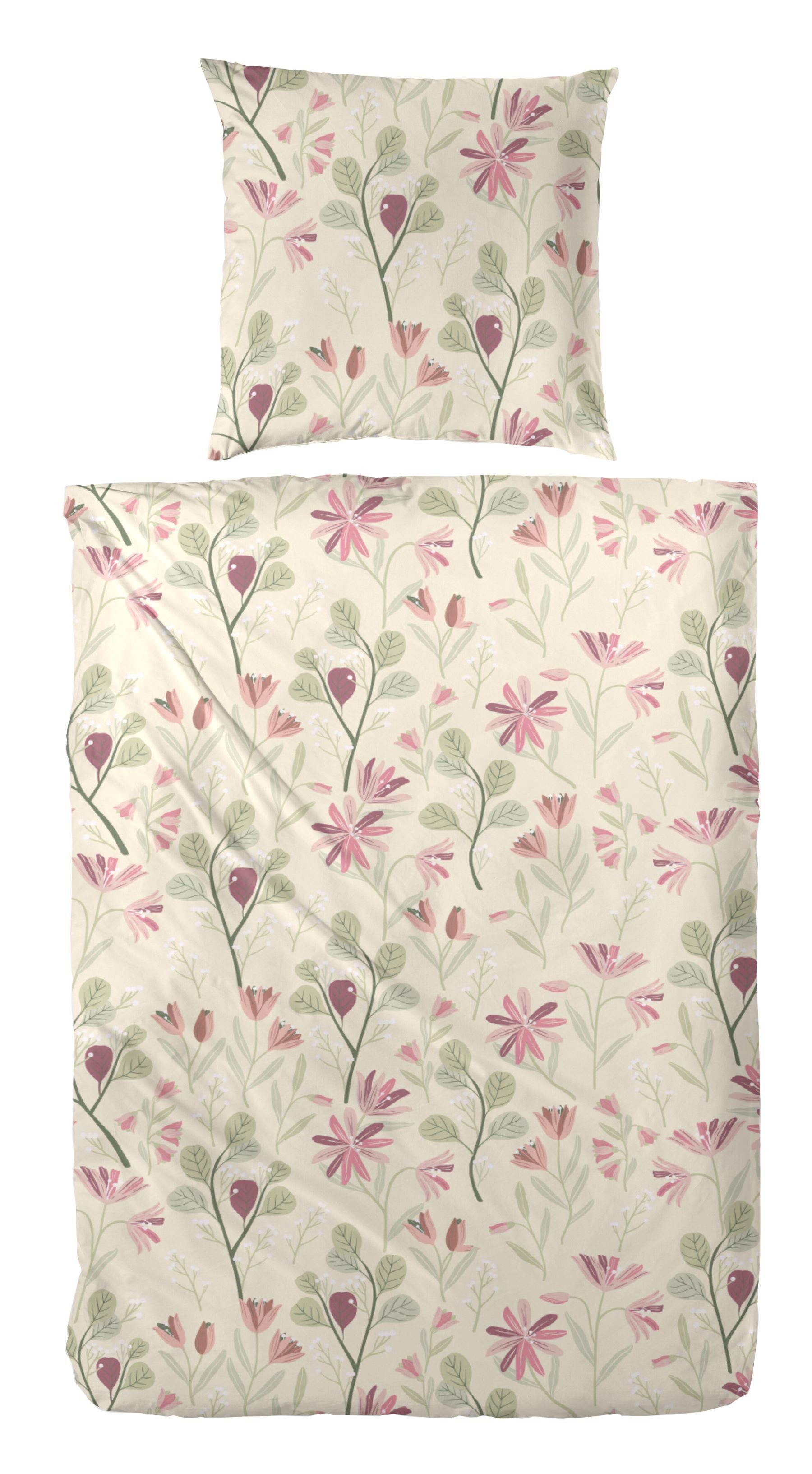 WESTMINSTER Bettwäsche Westminster Feinbiber Bettwäsche 135x200 Blumenwiese günstig online kaufen