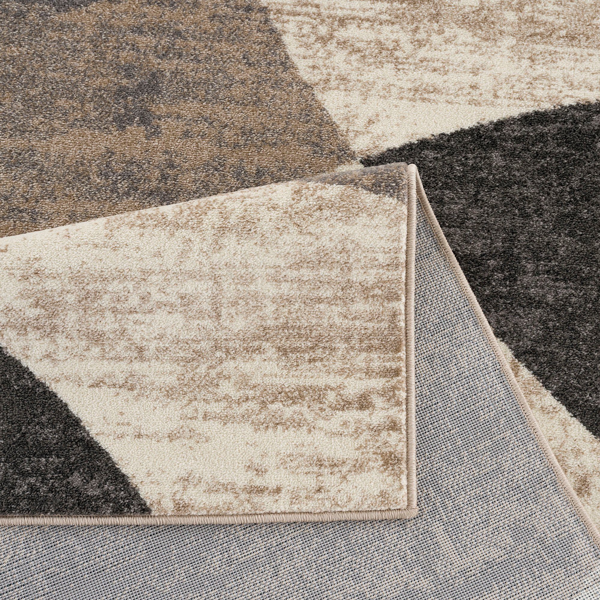 Teppich Vintage beige 1690, Optik, Höhe: 13 Vintage mm, Sanat, rechteckig, Wohnzimmer, Kurzflor