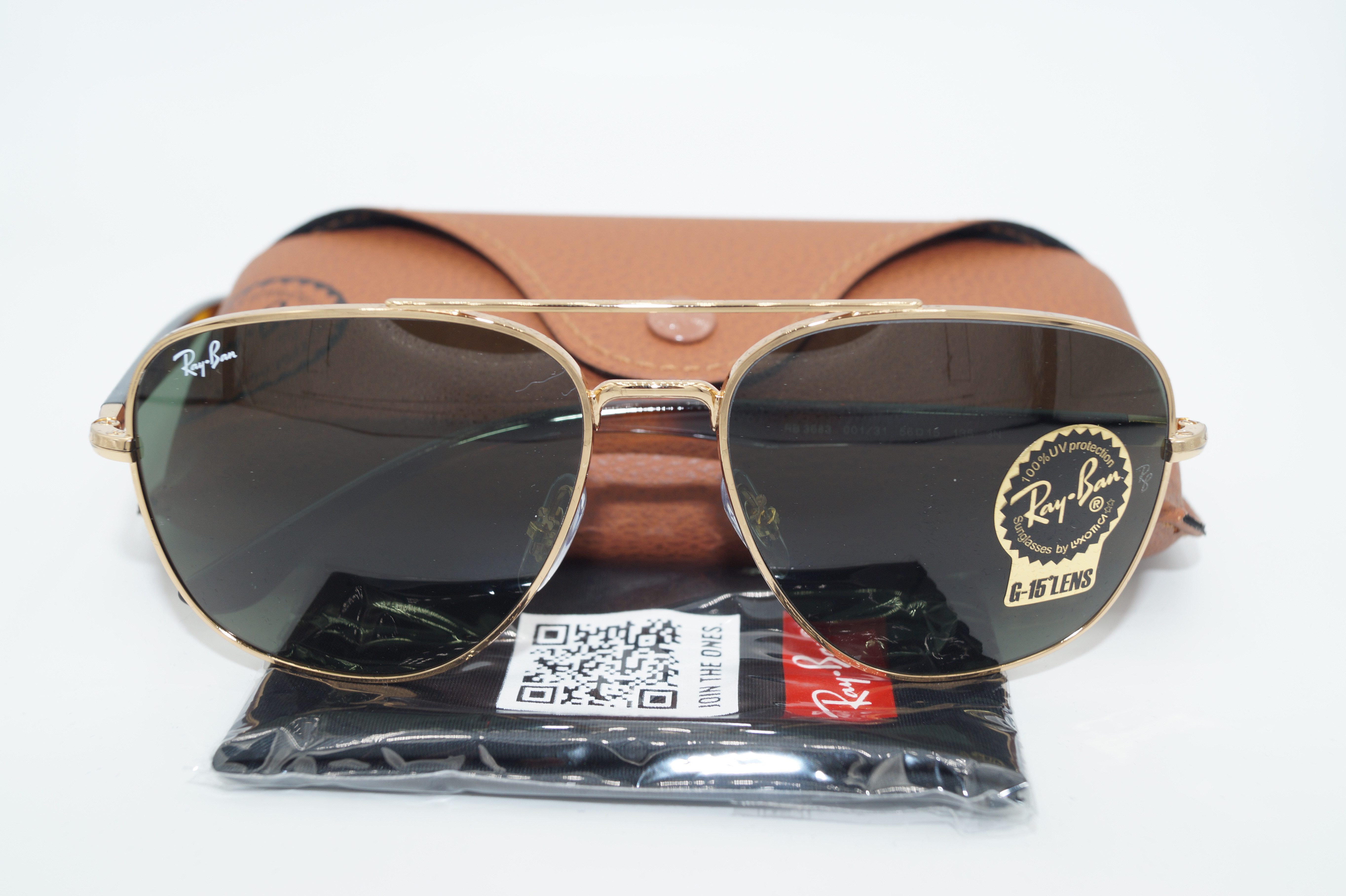Ray-Ban Sonnenbrille RAY BAN Sonnenbrille Sunglasses RB 3683 001 31 Gr.59