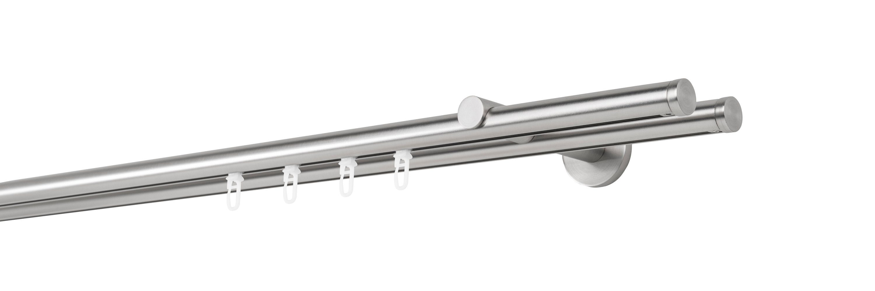ondeco Gardinenstange Profil Wandabstand 12cm Match, Ø 20 mm, 2 läufig-läuf günstig online kaufen