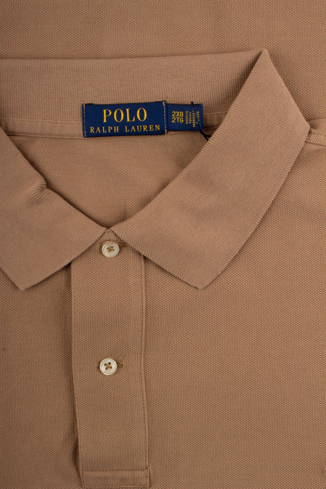 Ralph Herren – Poloshirt Poloshirt Hellbraun Herren Lauren Poloshirt Ralph Lauren Braun Classic - Fit