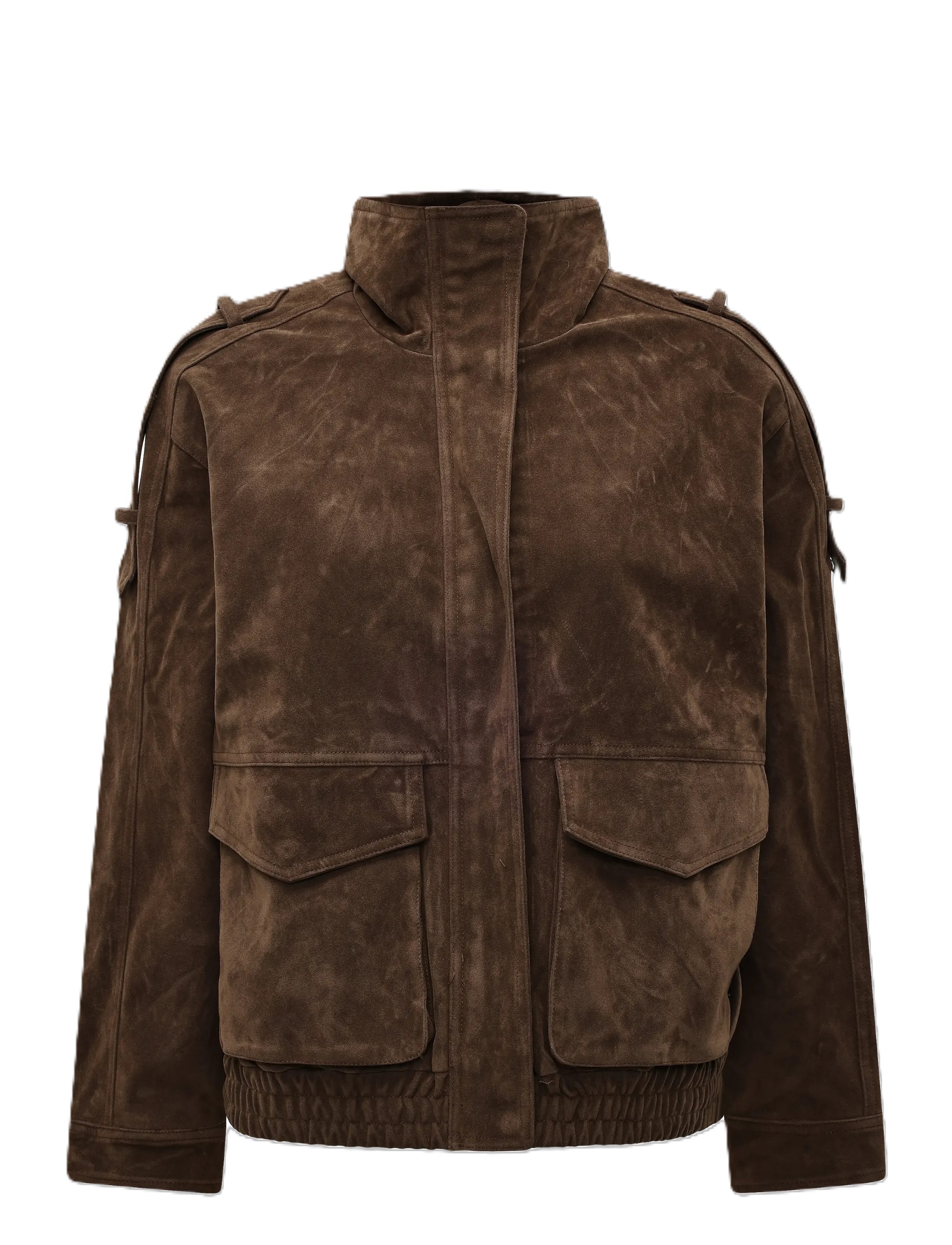 Gina Tricot Lederimitatjacke - modische Lederimitatjacke mit Stehkragen für Damen -