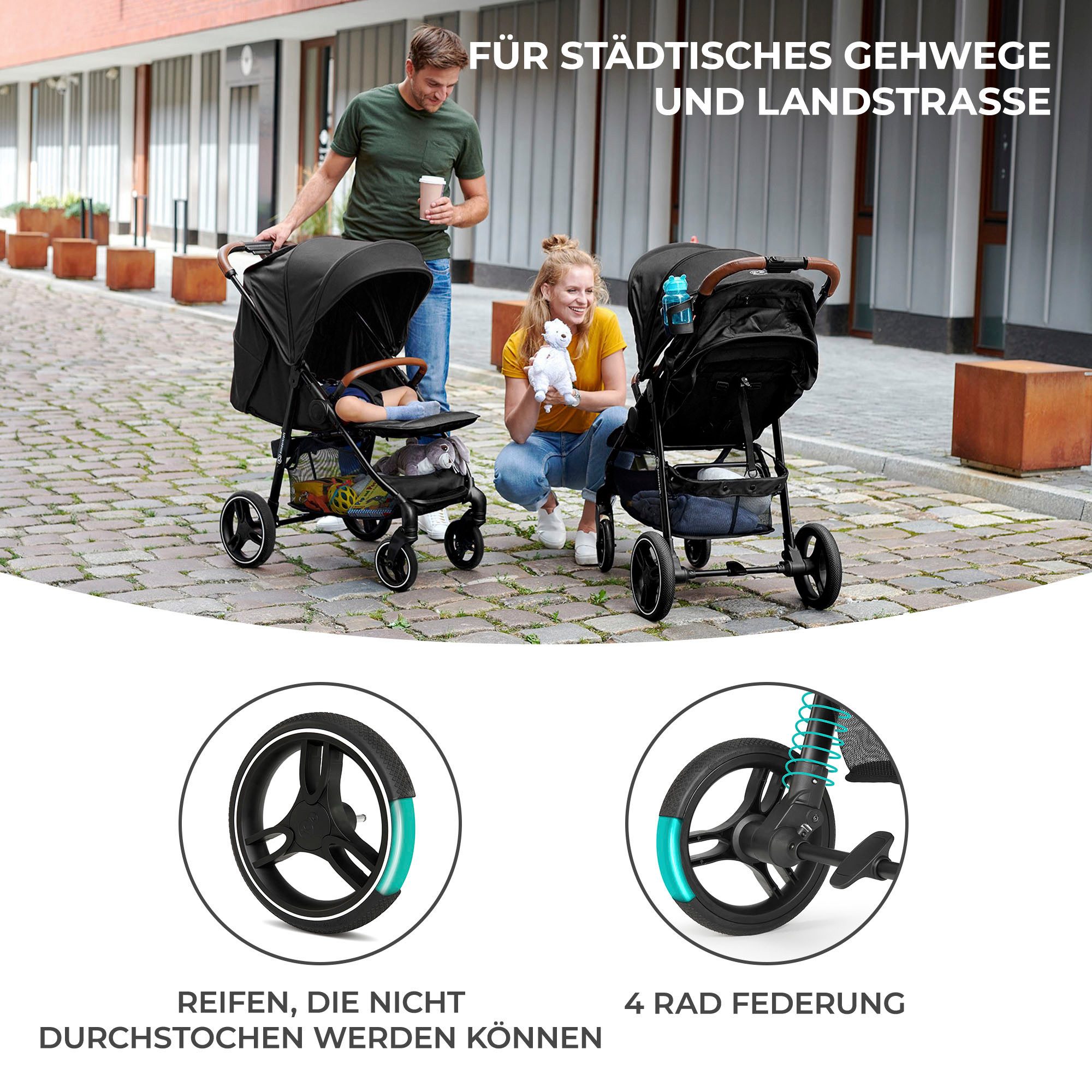 Kinderkraft GRANDE PLUS children's buggy