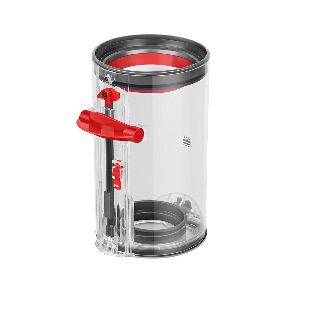 Trade-Shop Saugroboter Zubehör-Set Staubbehälter passend für Dyson V10, SV12, SV13, SV27, Zubehör für Dyson 969509-01, Ersatzbehälter mit transparentem Design / Höhe: ca. 19,6cm