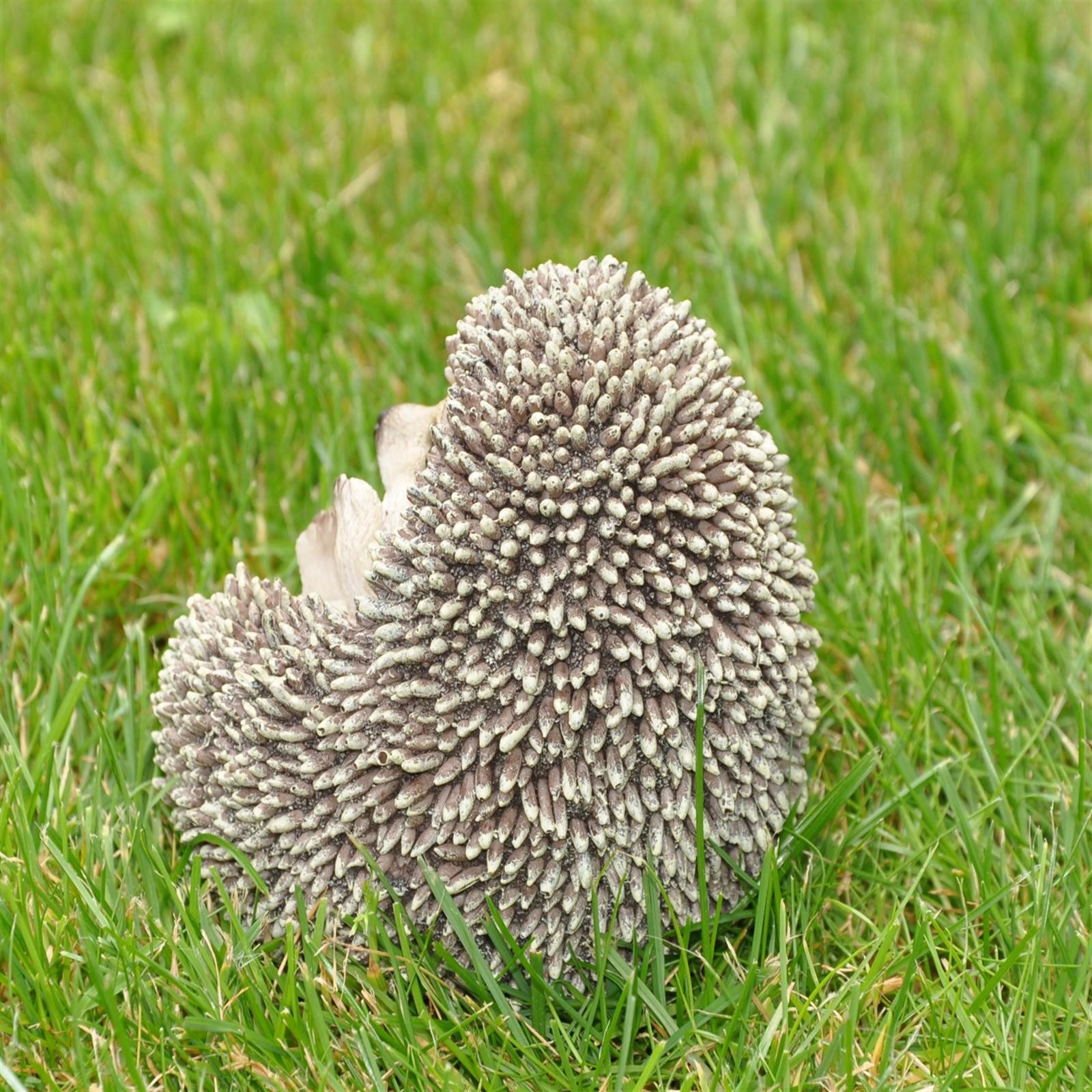 dazikemo Gartenfigur Dekofigur Gartenfigur Igel 12 x 11 x 12 cm – Bild 4 von 5