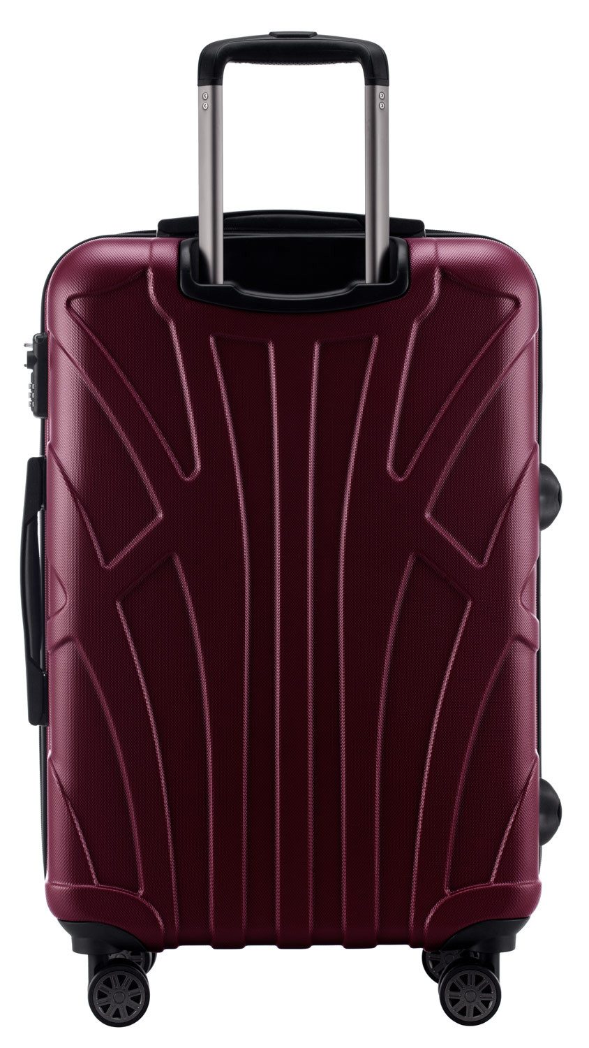 Suitline Koffer S1, 4 Rollen, mittelgroßer Hartschalen-Koffer Check-In Reis günstig online kaufen