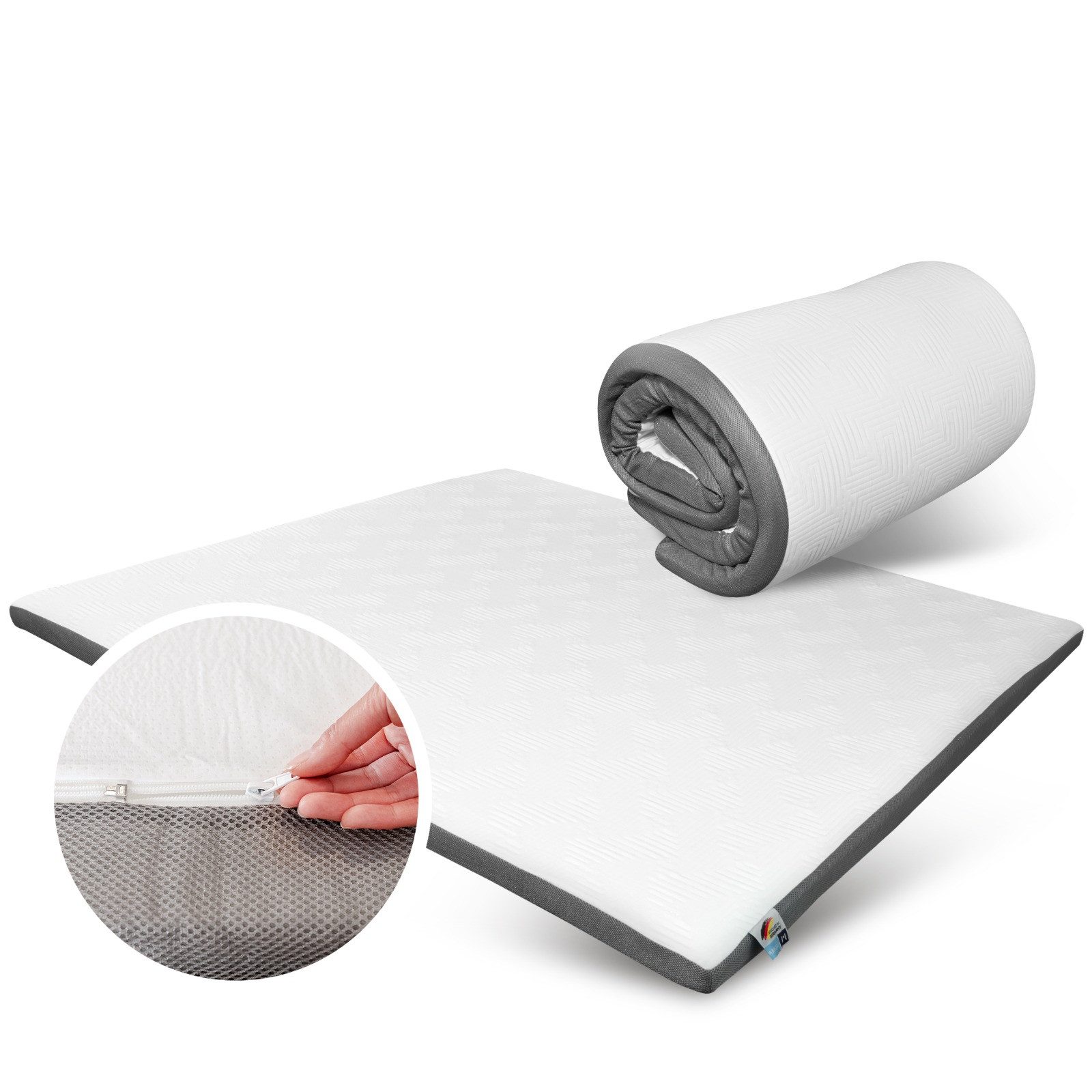 MARQA HOME, Topper Matratzentopper Komfortschicht, Reißverschlüsse, Waschba günstig online kaufen