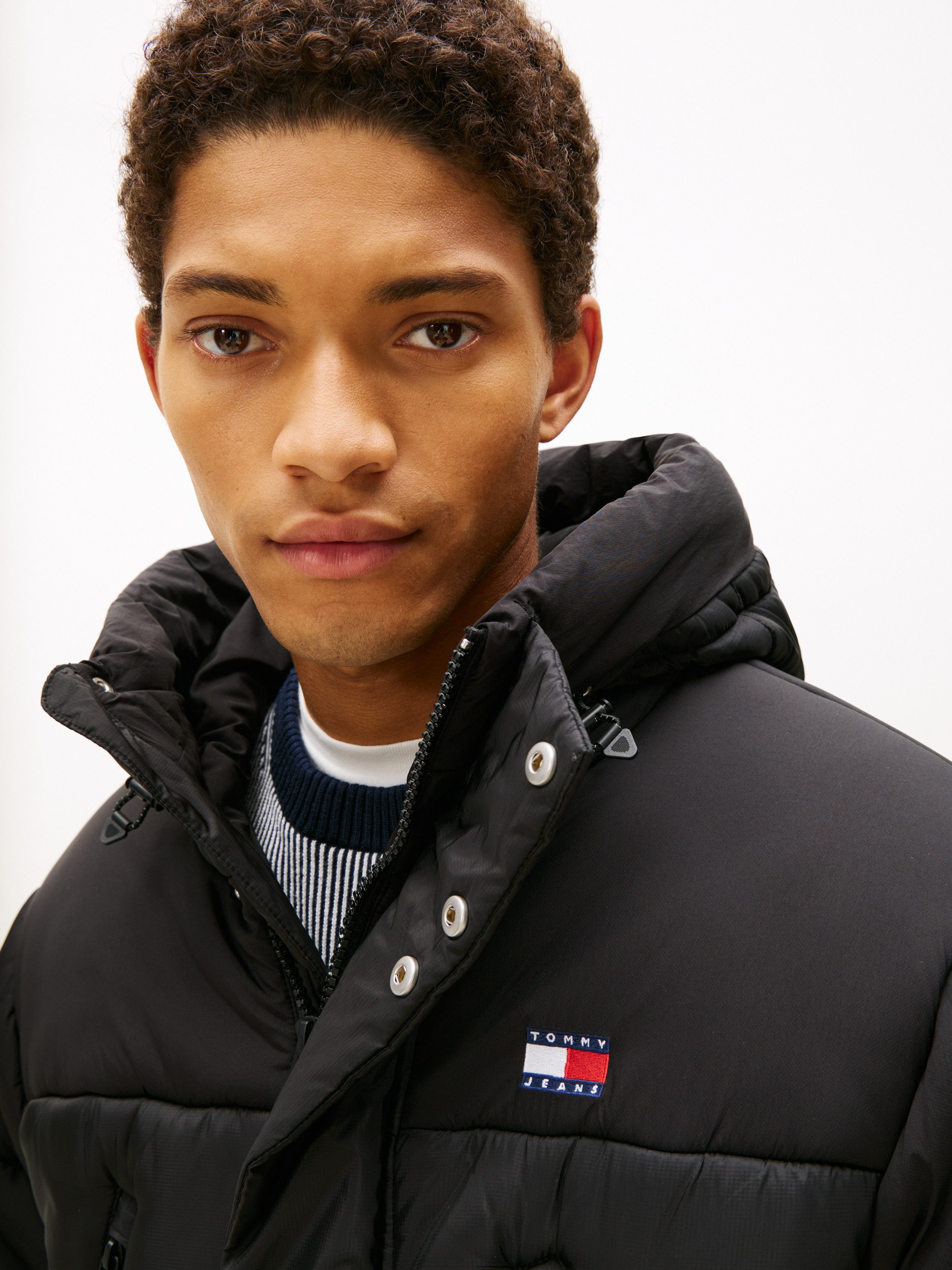 Tommy Jeans Steppmantel FABRIC MIXED PARKA günstig online kaufen