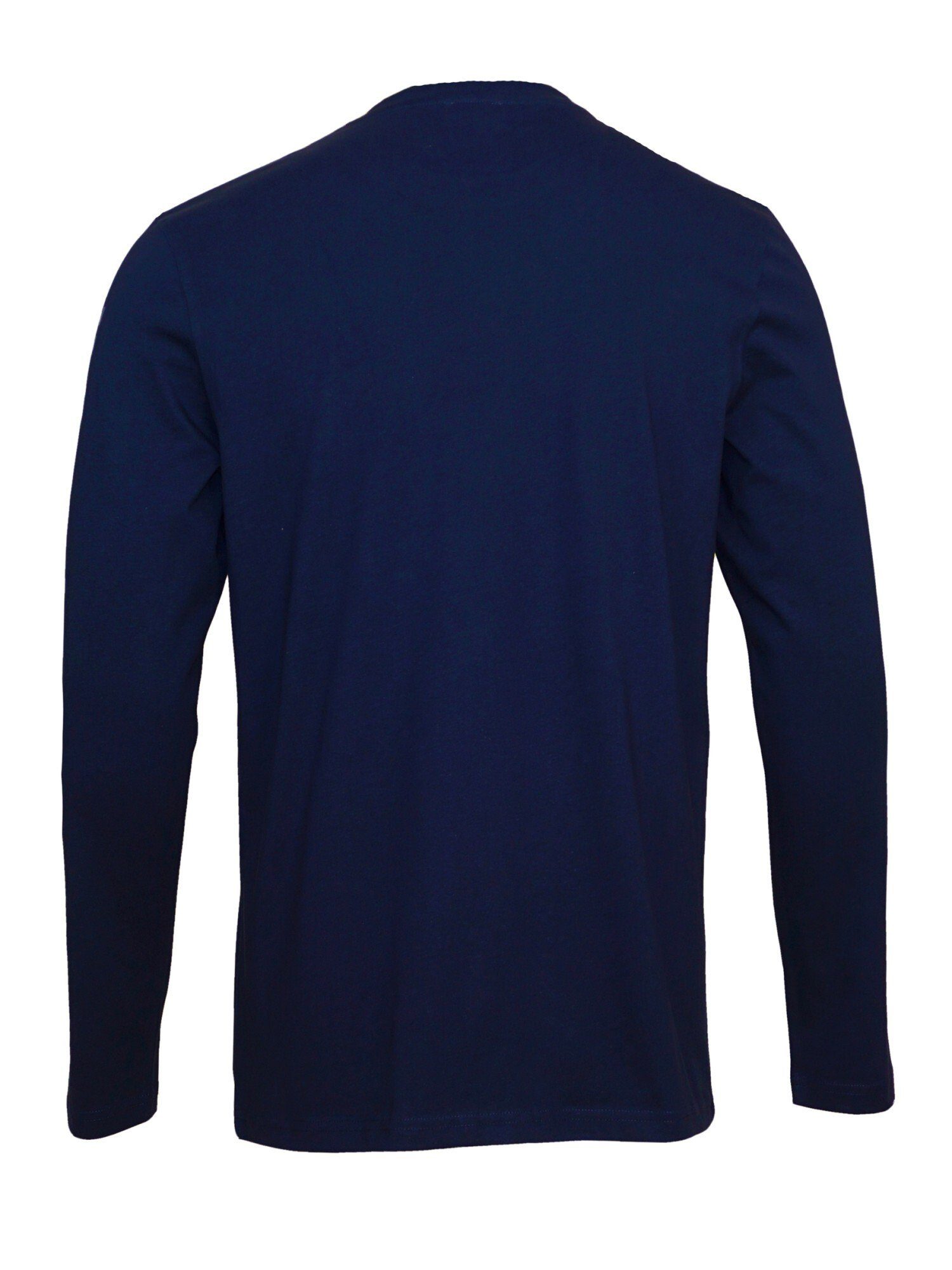 R-Neck dunkelblau U.S. Longsleeve Assn Polo Longsleeve Shirt