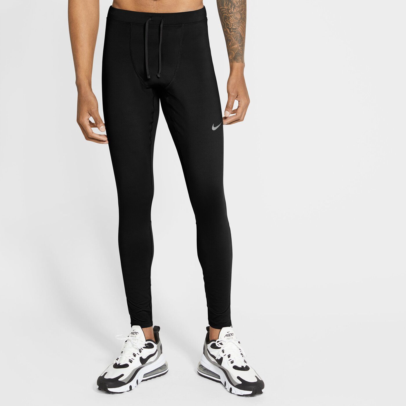 Nike Trainingstights M NK DF CHLLGR TIGHT BLACK/REFLECTIVE SILV
