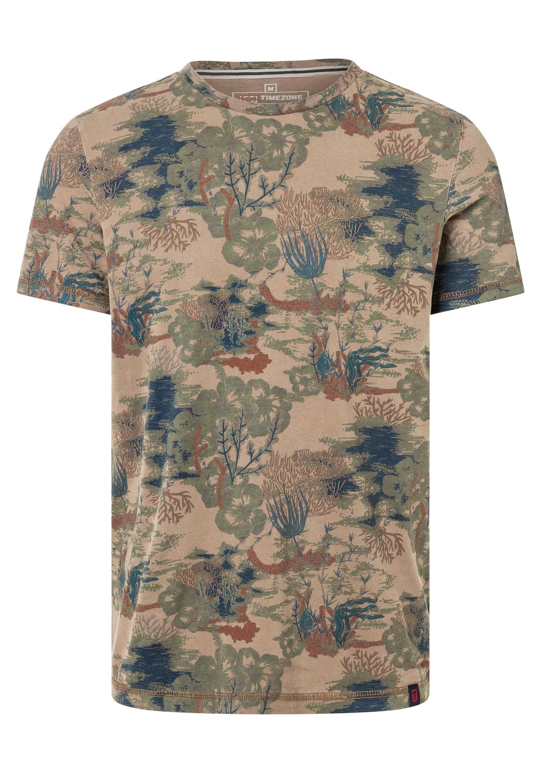 TIMEZONE T-Shirt Designer mit Vintage Wald- günstig online kaufen