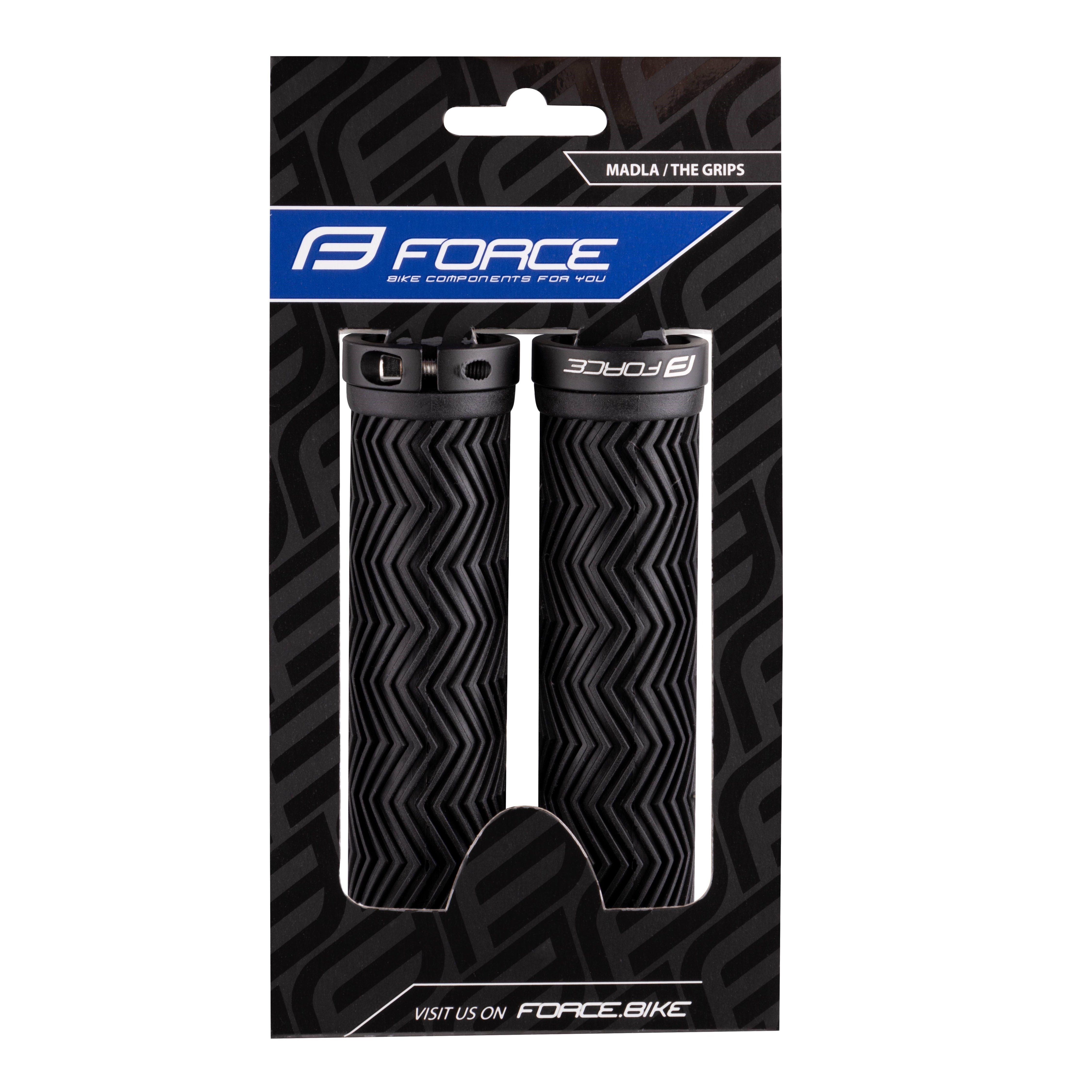 FORCE Fahrradlenkergriff Force Griff Gummi mit Arretierung