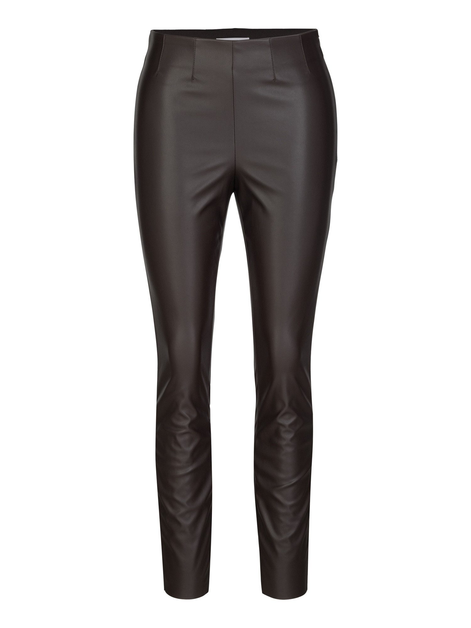 RICHROYAL Stoffhose D-Hose nicht aus Denim mit Kunstlederanteil und schmaler Beinform
