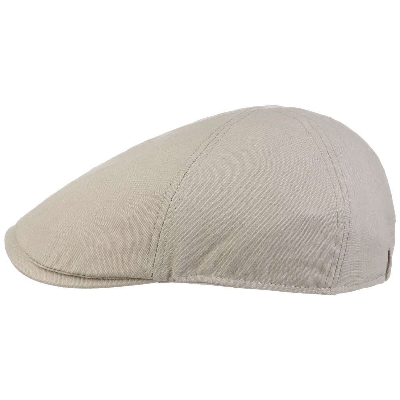 Lipodo Flat Cap (1-St) Schirmmütze mit Schirm hellgrau