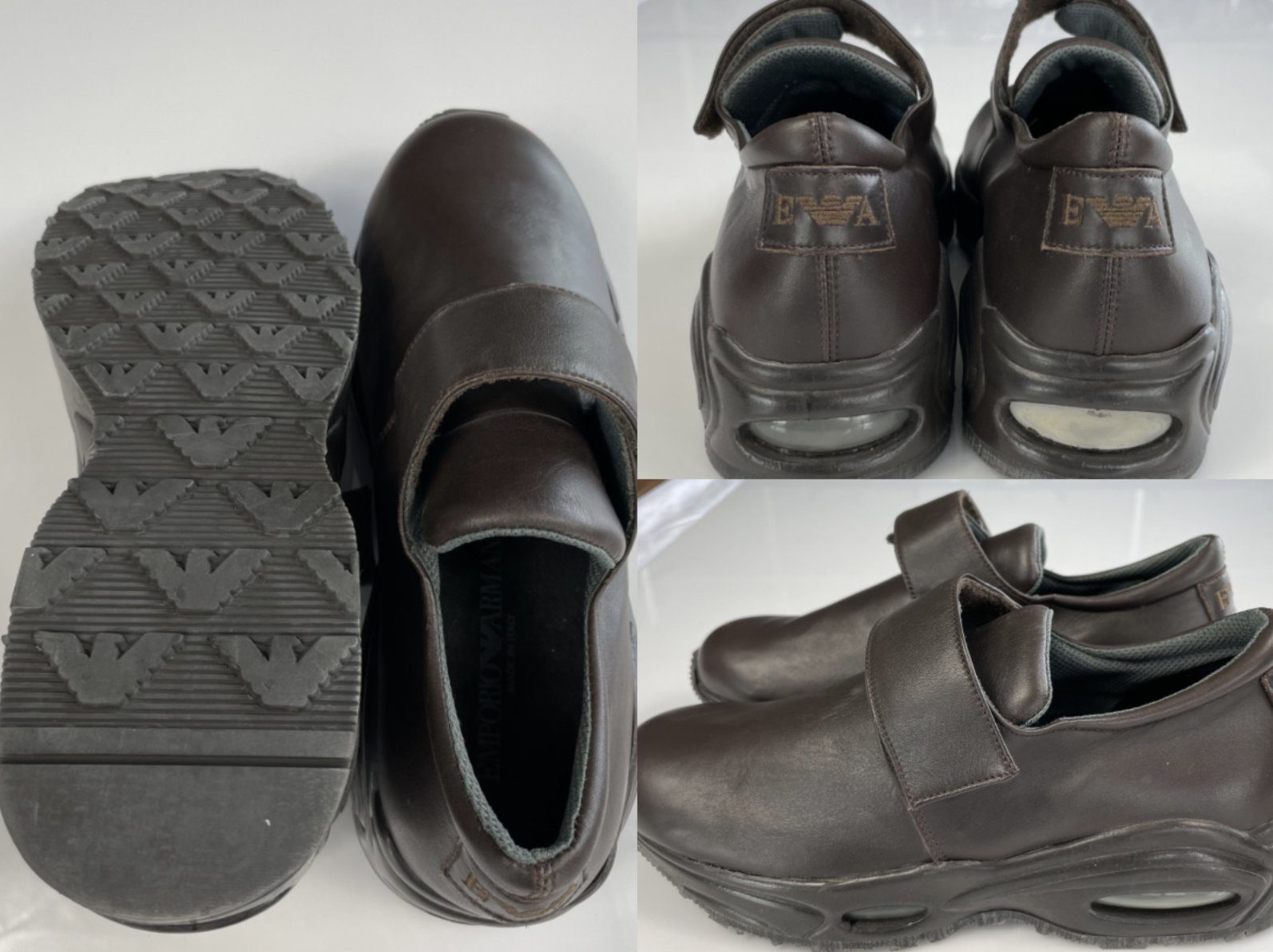Emporio Armani Emporio Armani Vintage Used Effect Moccasins Loafers Shoes Slippers Sc Кросівки