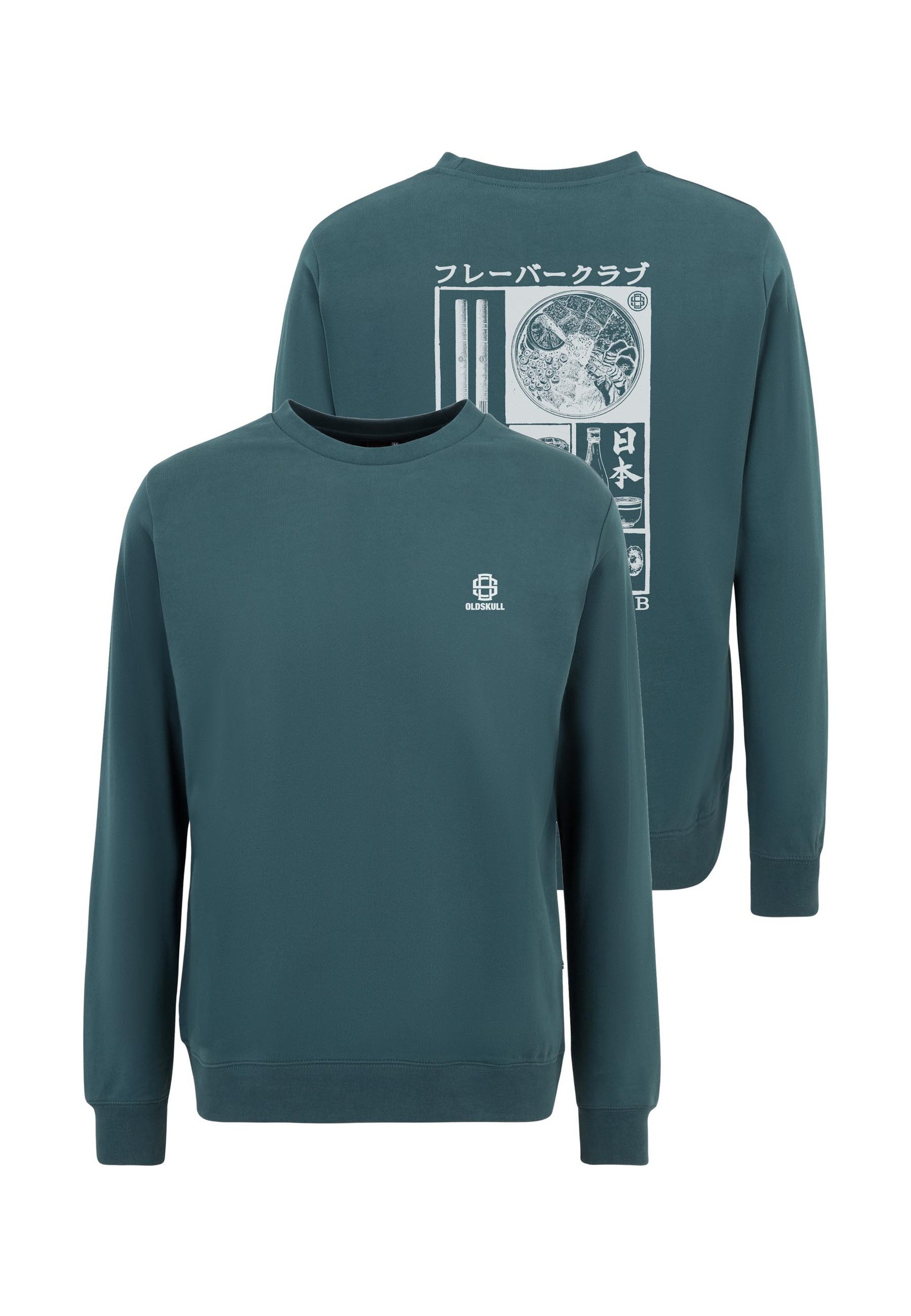 Oldskull Sweatshirt Asian Flavour Club Umami mit fernöstlichem Motivprint
