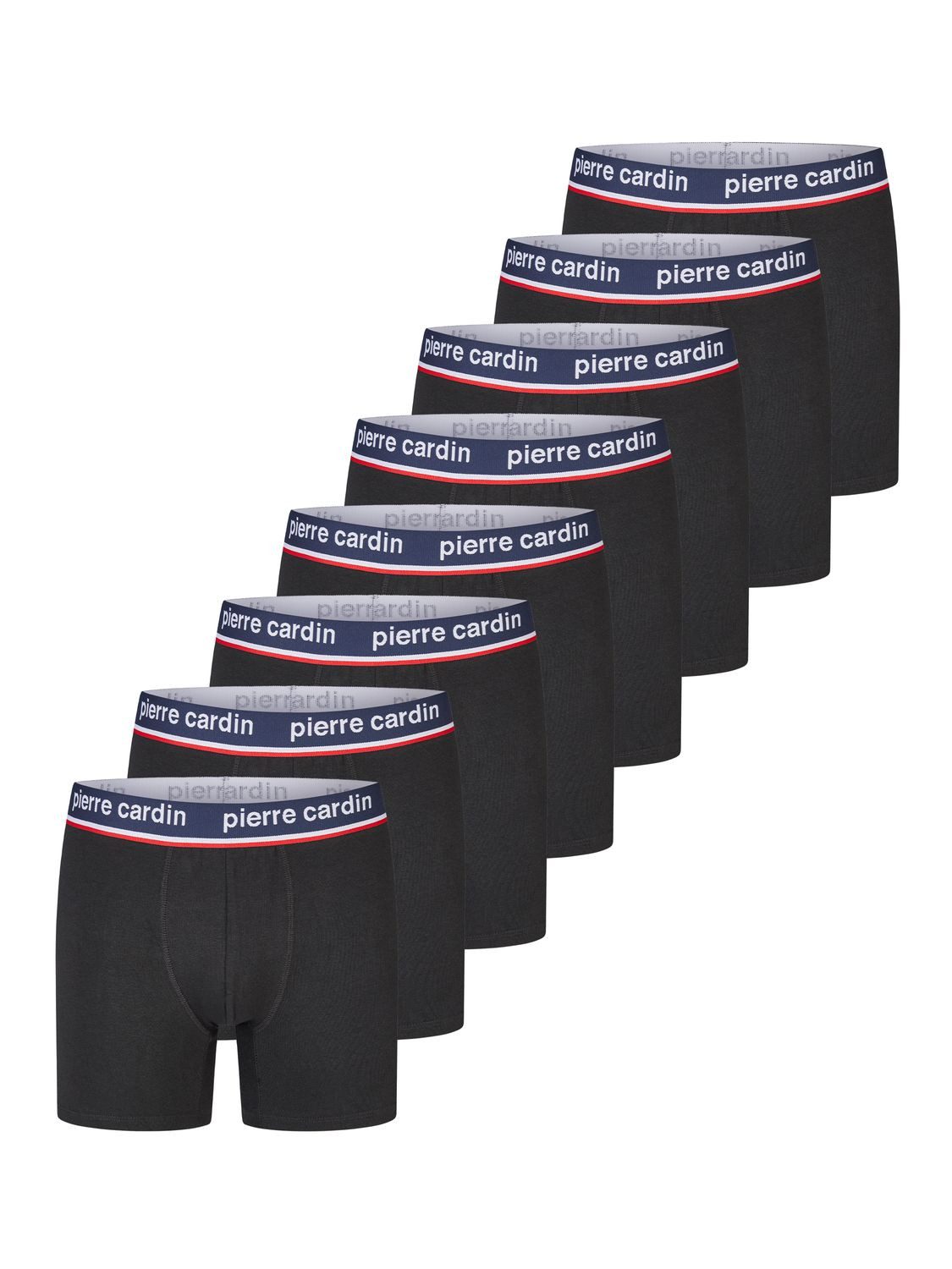 Pierre Cardin Boxershorts Herren Retroshorts 8er Pack Basic Trunks Regular Fit (Vorteilspack, 8-St) Unterhosen mit Stretch