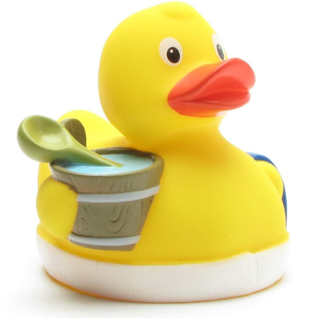 Duckshop Badespielzeug Badeente Sauna Quietscheente