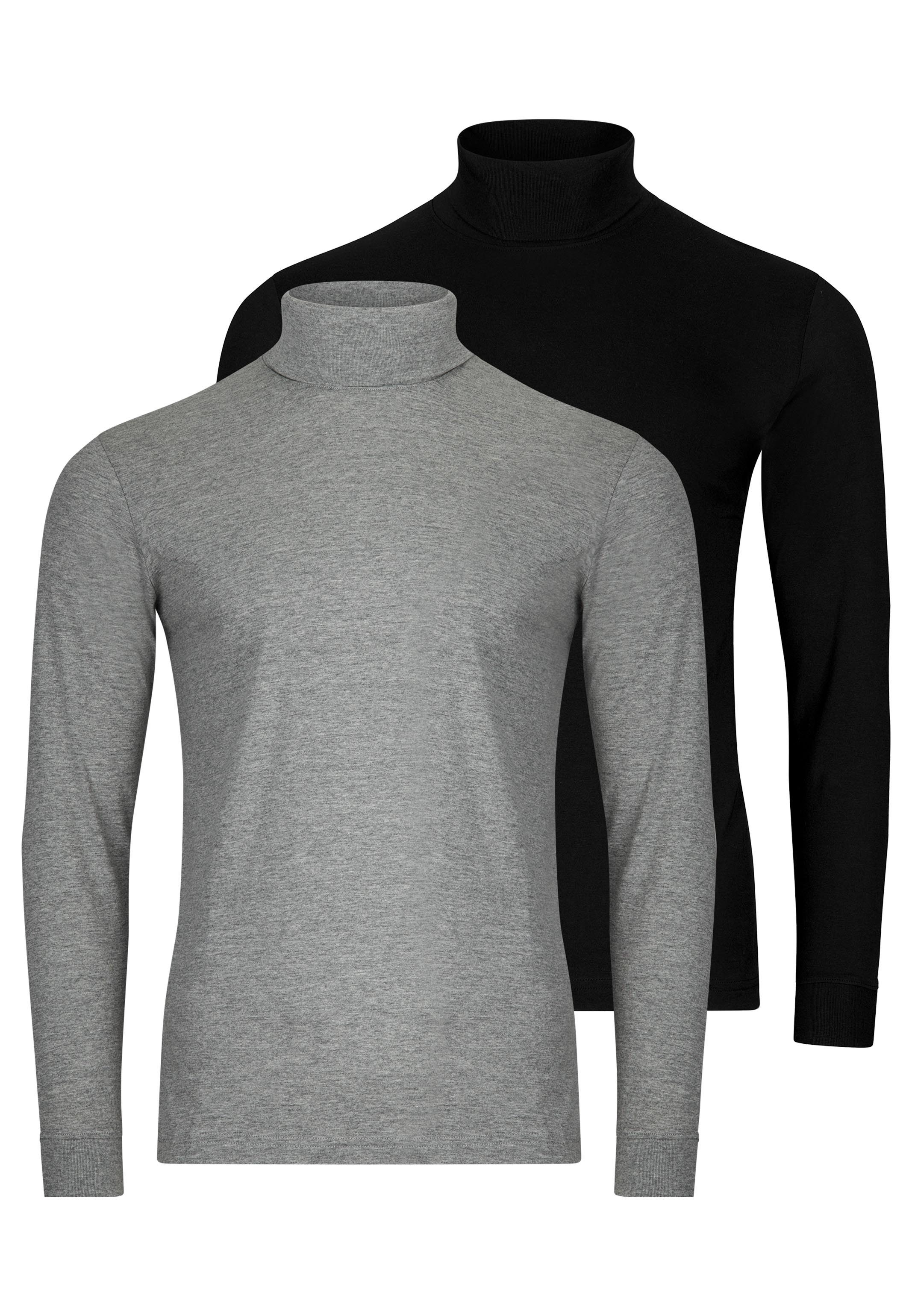 Langarmshirt 2er Pack Basic