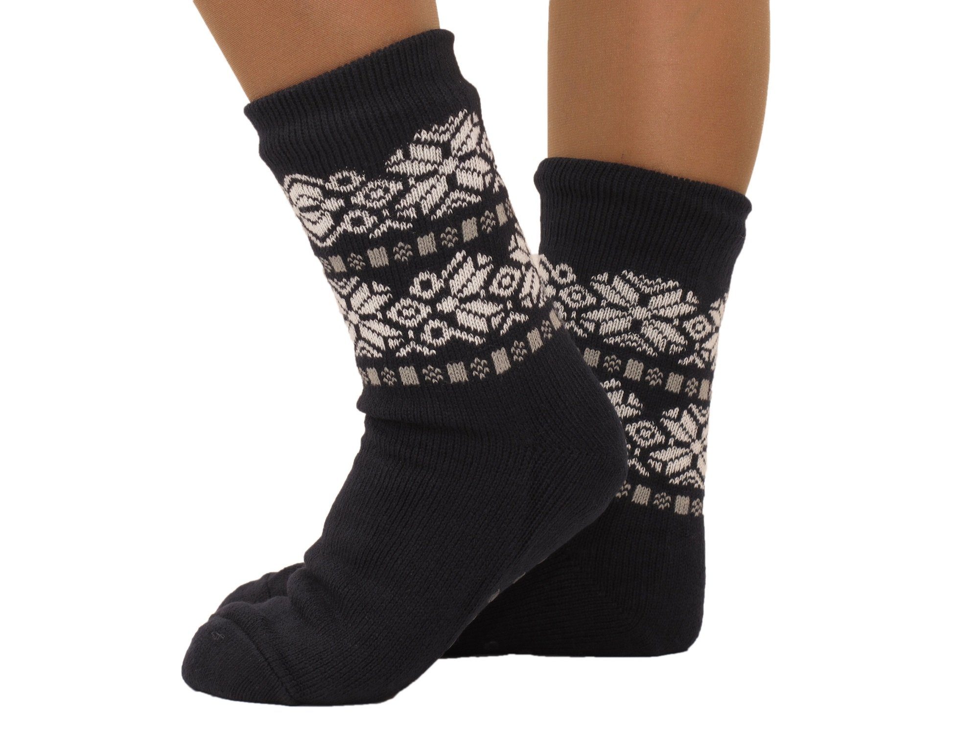 Markenwarenshop-Style Haussocken Herren Hüttensocken Hüttenschuhe Hausschuhe ABS Teddy Gr.42-47 Farbe: