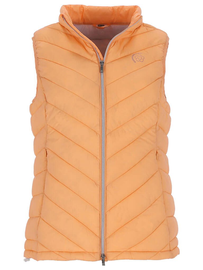 Coastguard Steppweste 30522 Damen Steppweste mit Stehkragen - Gesteppte Weste Unifarben