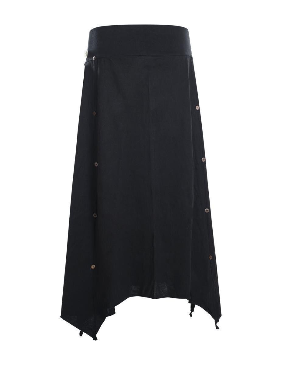 Vishes A-Linien-Rock Damen A-Linie Rock Baumwolle Vintage, Retro breiter Bu günstig online kaufen