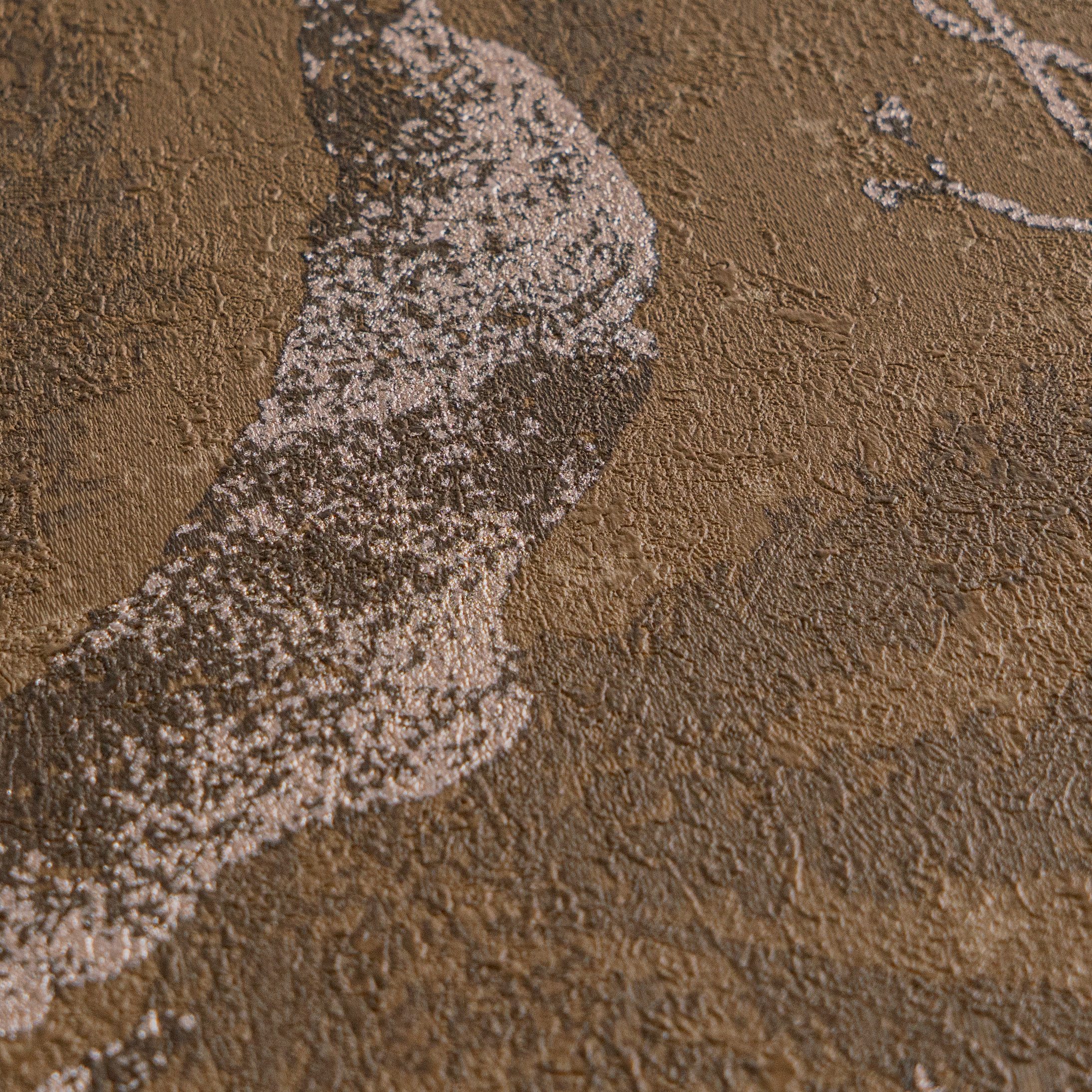 living walls Vliestapete Botanik-Tapete Natur Blättermuster strukturiert, strukturiert, botanisch, (1 St)