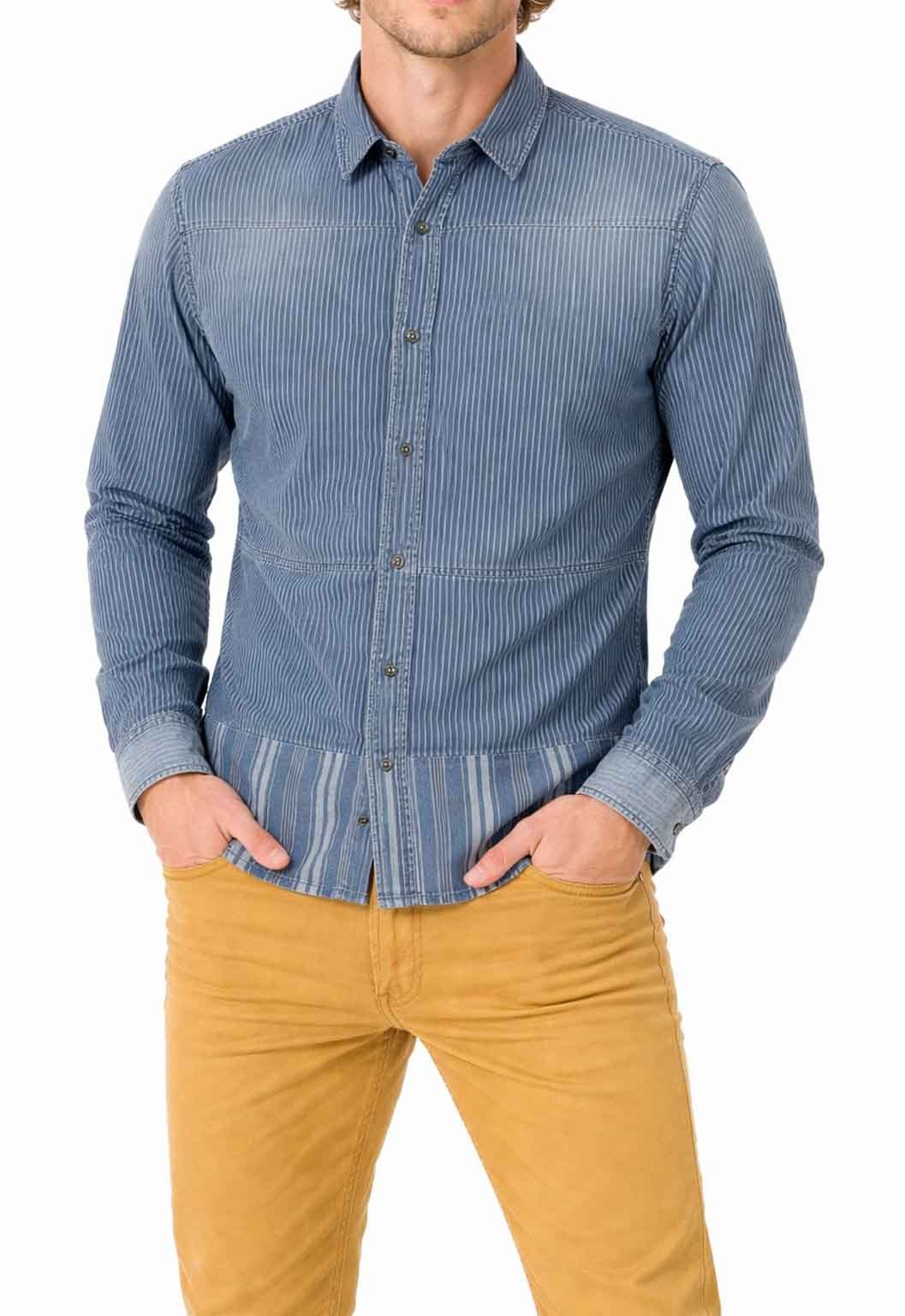 Diesel Langarmhemd Diesel DE-Skirt 0663K Hemd