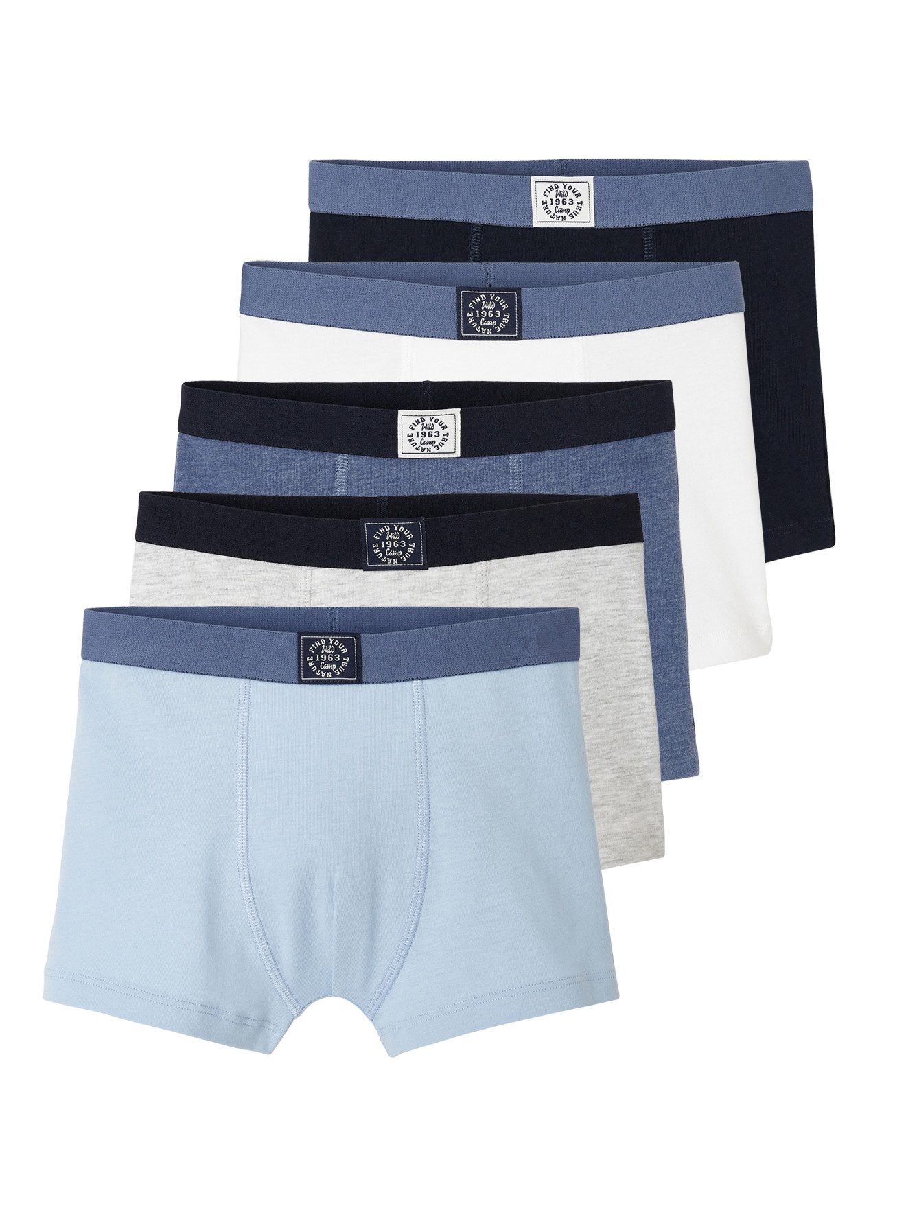 Boxershorts 5er-Pack Jungen Boxershorts BASIC