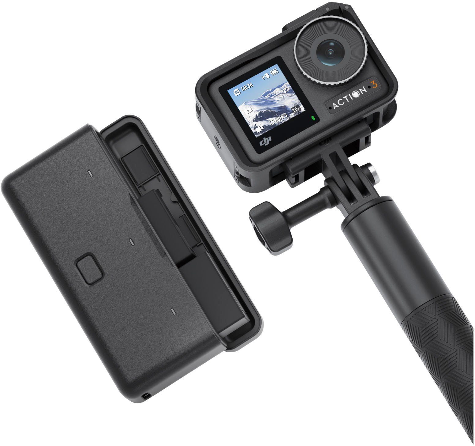 DJI OSMO ADVENTURE ACTION umklappbarer Camcorder (2,25 (4K Bluetooth), 3 Ultra COMBO HD, Touch 5,71 Zoll) cm