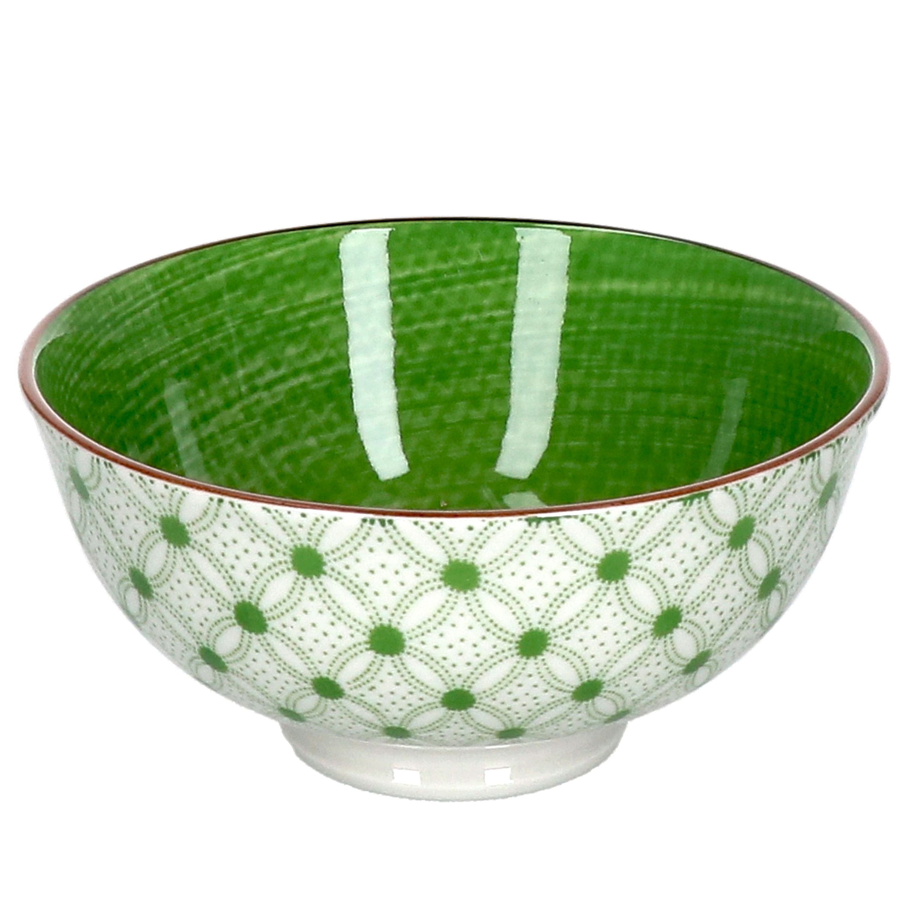 Ritzenhoff & Breker Servierschale 4er Set Schale 12cm Lime Rio - Ritzenhoff 744781, Porzellan