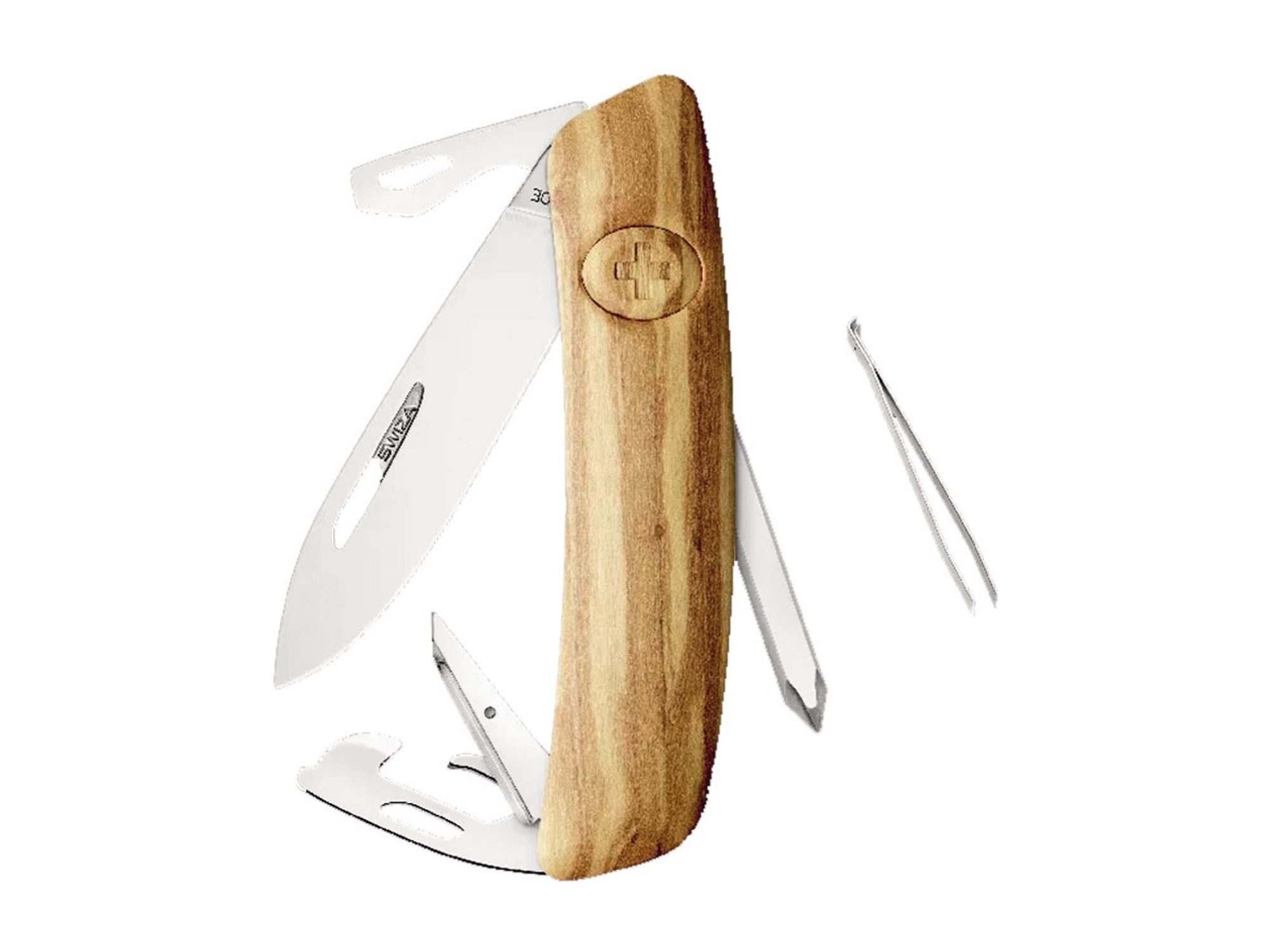 SWIZA Taschenmesser Swiza D04 AM Wood Olive KNI.0046.6310