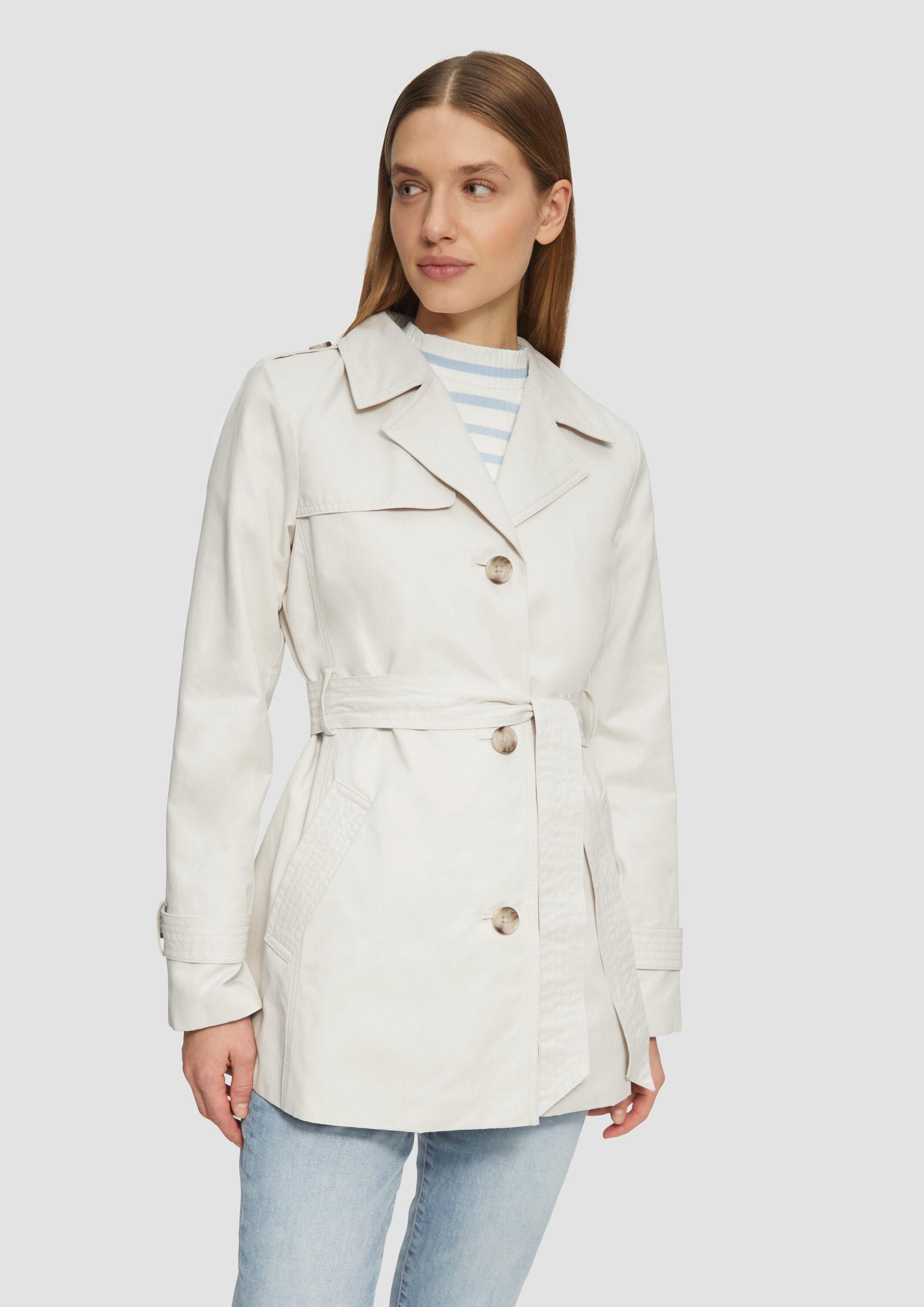 s.Oliver Funktionsjacke Outdoor-Jacke Kurzer Trench mit günstig online kaufen