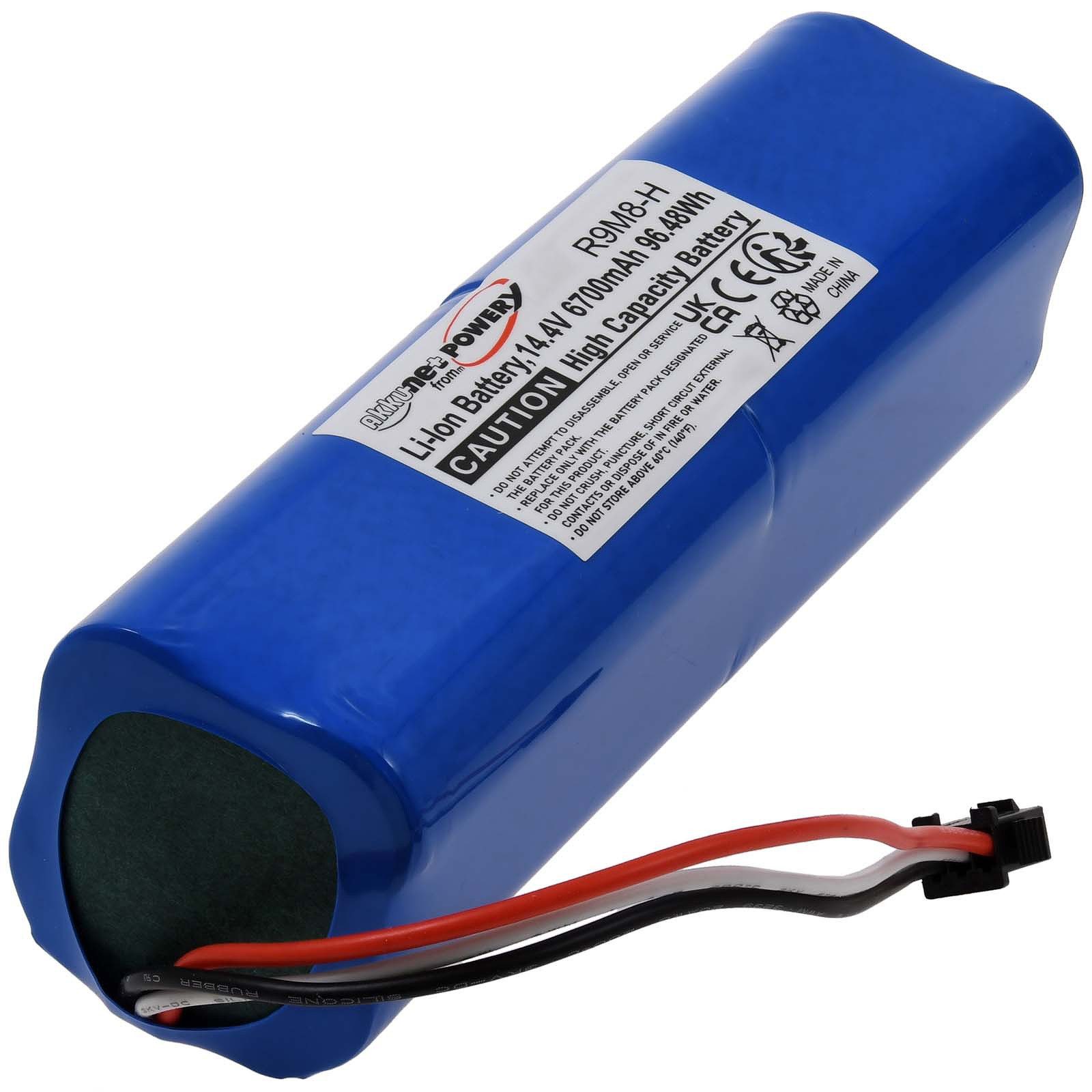 Powery Powerakku für Concept VR3510 Staubsauger-Akku 6700 mAh (14.4 V)