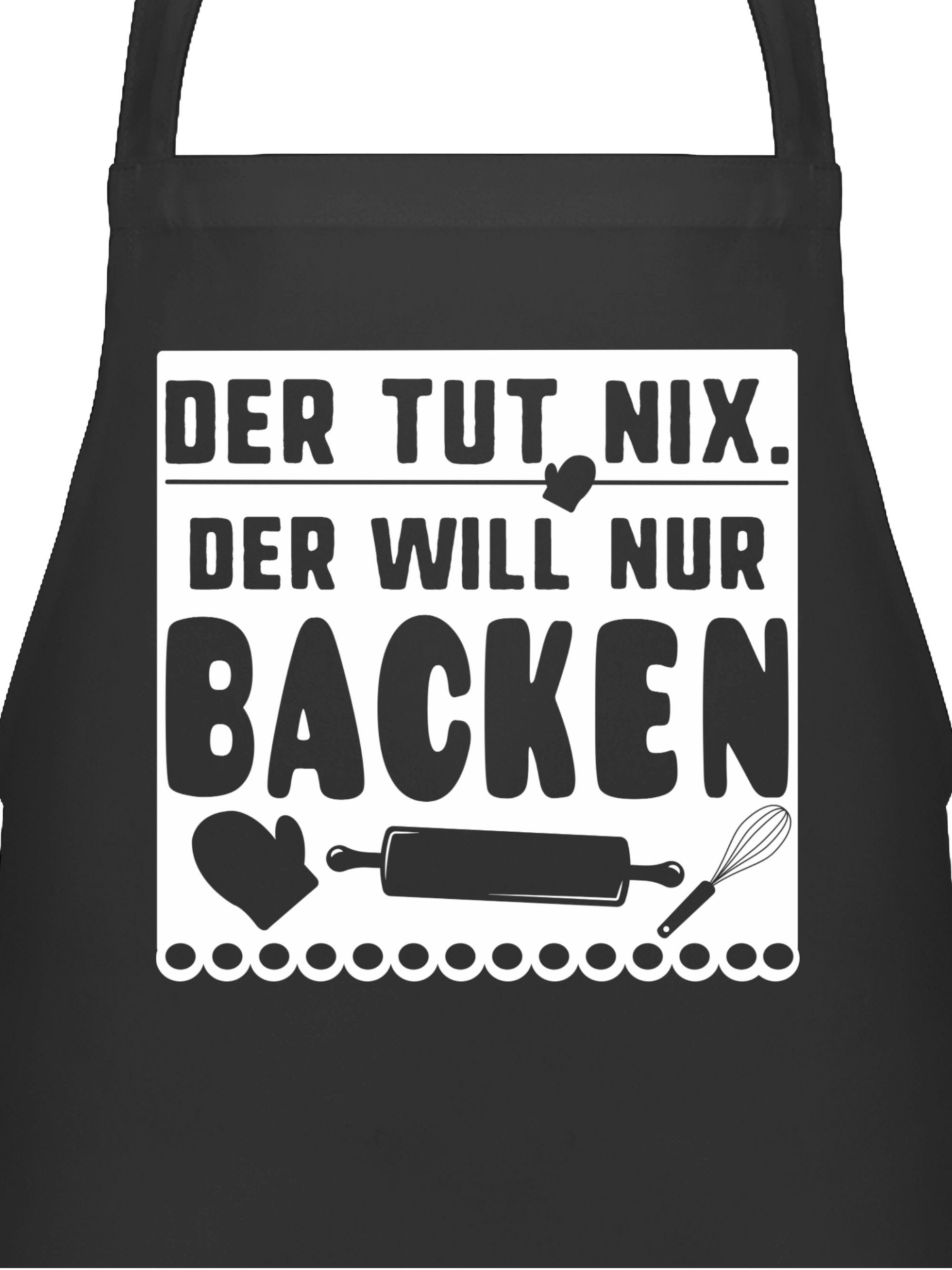 Shirtracer Kochschürze Der tut nix der will nur backen I Geschenk Backen I günstig online kaufen