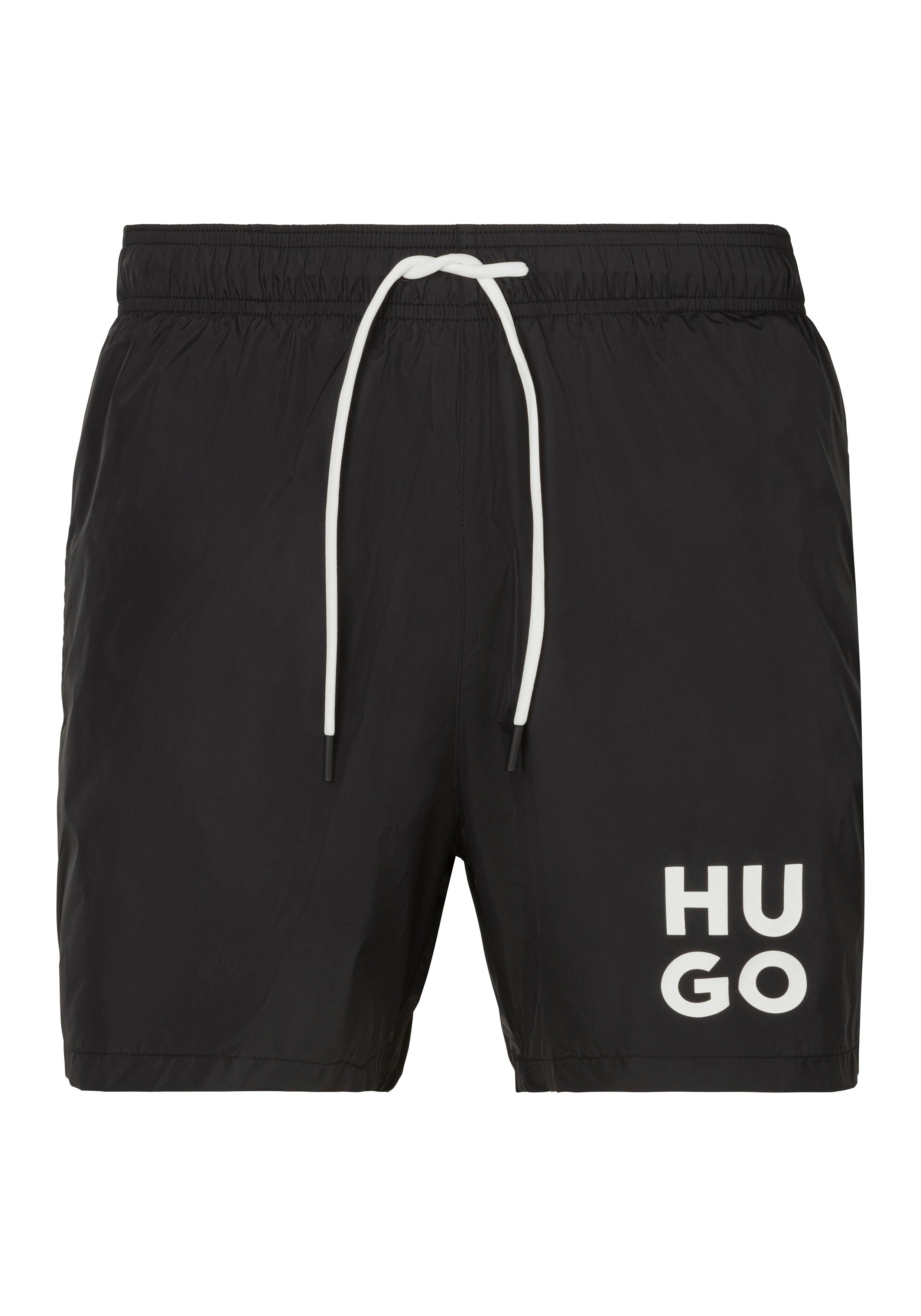 HUGO Badeshorts PAOL mit HUGO Schriftzug