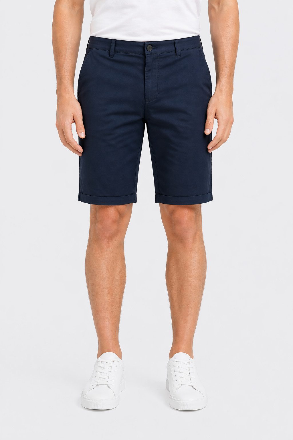 Smith & Solo Chinoshorts Kurze Hosen Herren, Baumwolle Shorts Männer Sommer Elasthan, Bermuda, Casual