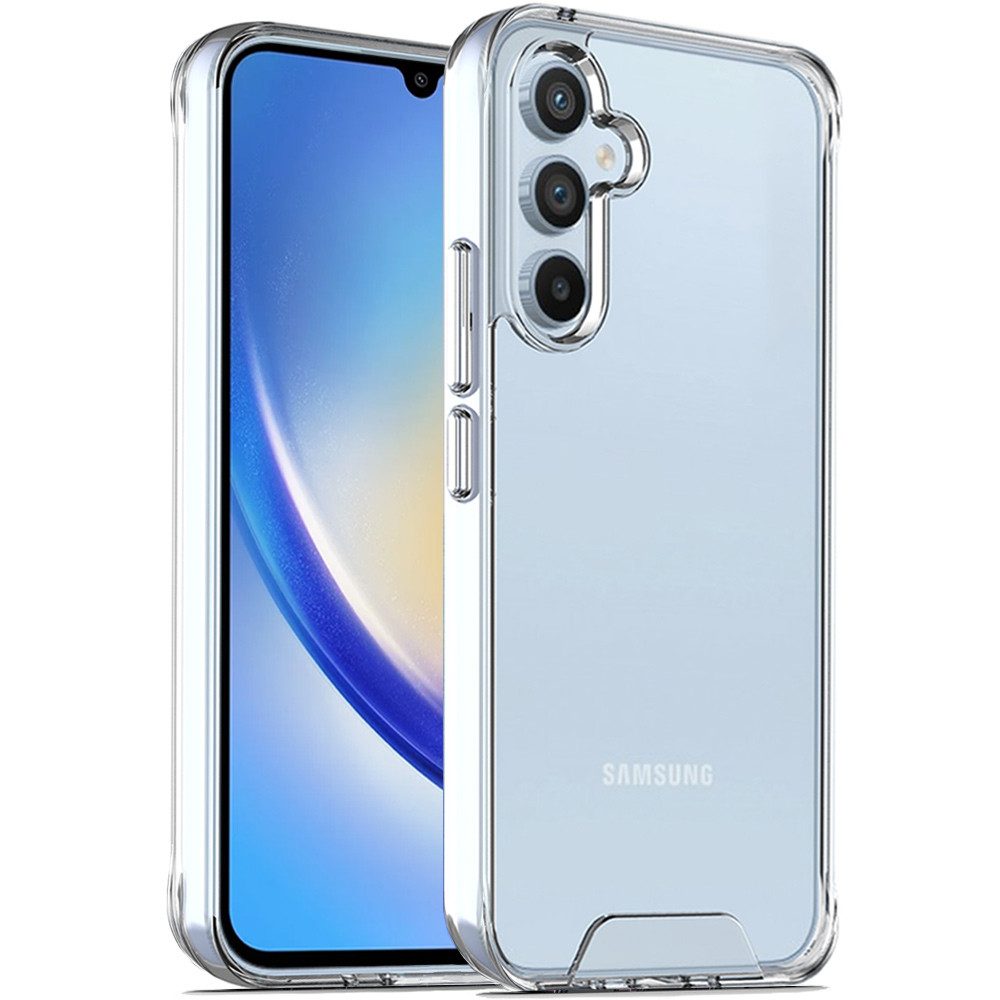 FITSU Handyhülle Schutzhülle für Samsung Galaxy Hülle Transparent Case Handyhülle, Hülle für Samsung Galaxy A55, A35, A25, A15, A05s, A54, A34, A53, A52