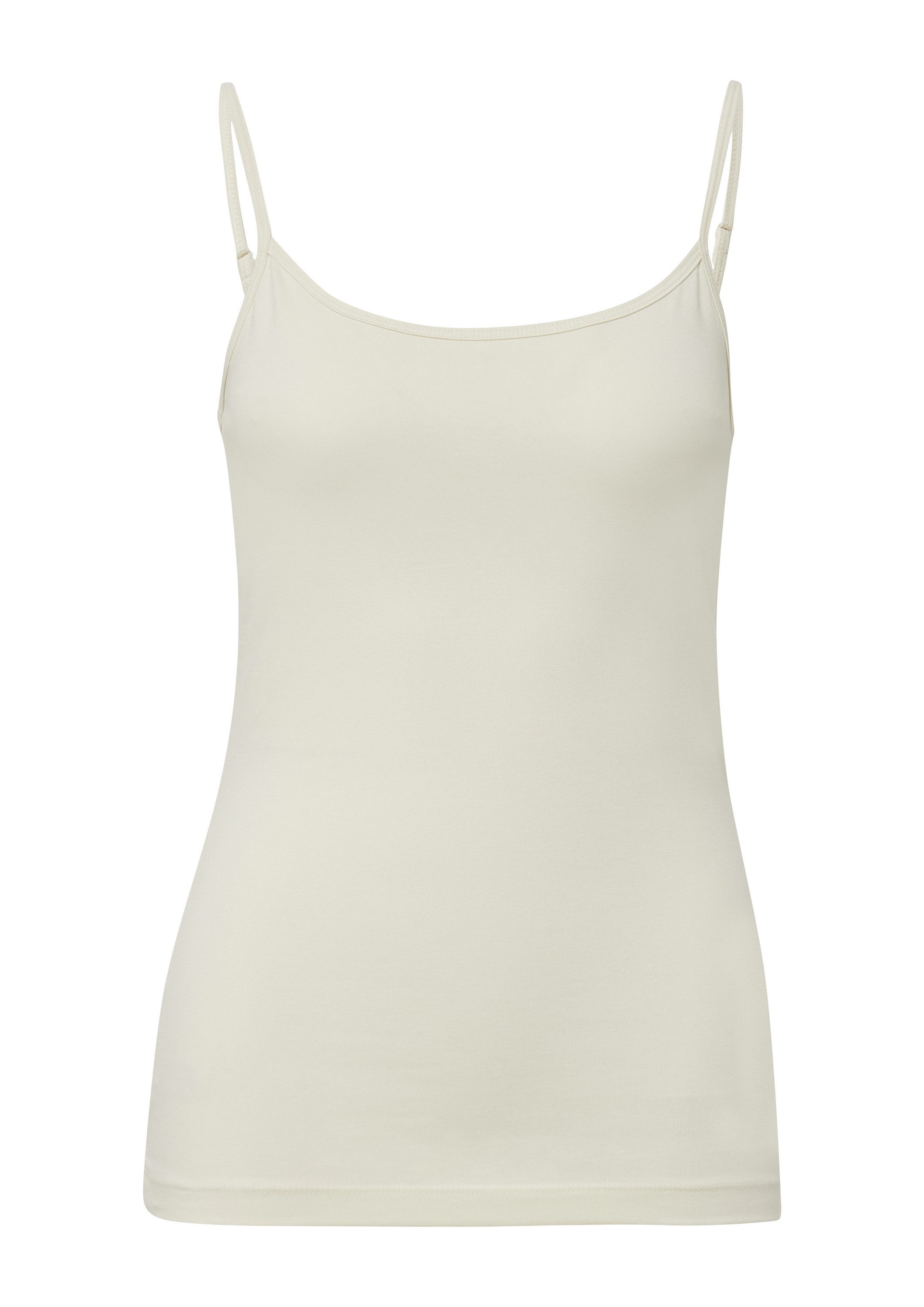 s.Oliver Muscleshirt T-Shirt Slim-Fit-Top aus Baumwollmix mit verstellbaren günstig online kaufen