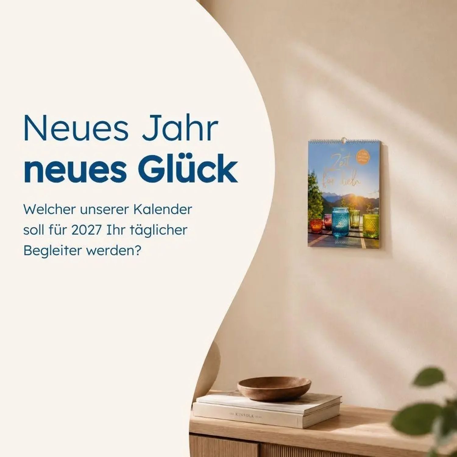 Grafik Werkstatt Wandkalender Wochenkalender klein 2027 Zeit für dich