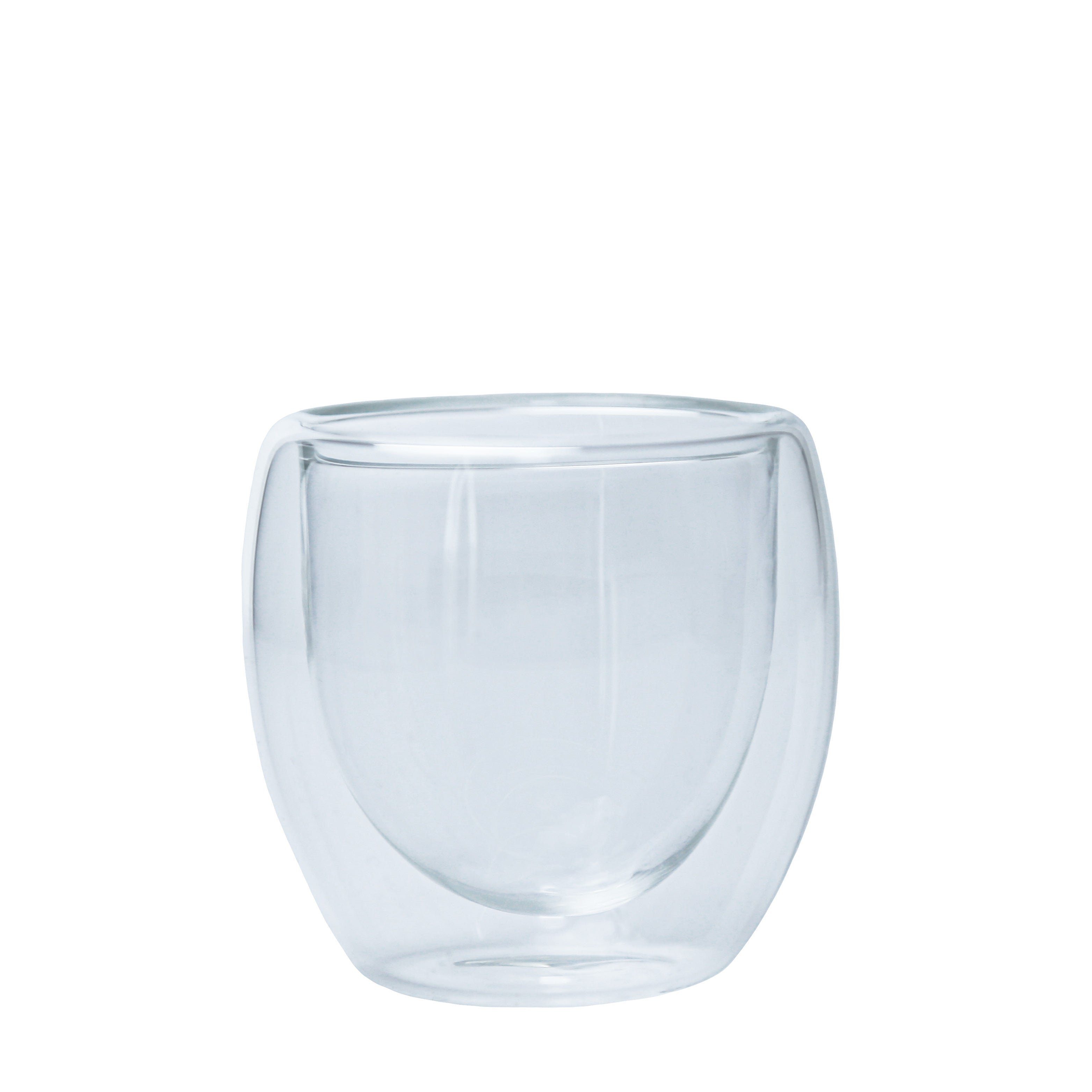 wisefood Mehrwegbecher Espresso-Gläser doppelwandig Set 4 Gläser, Glas, (16-tlg)