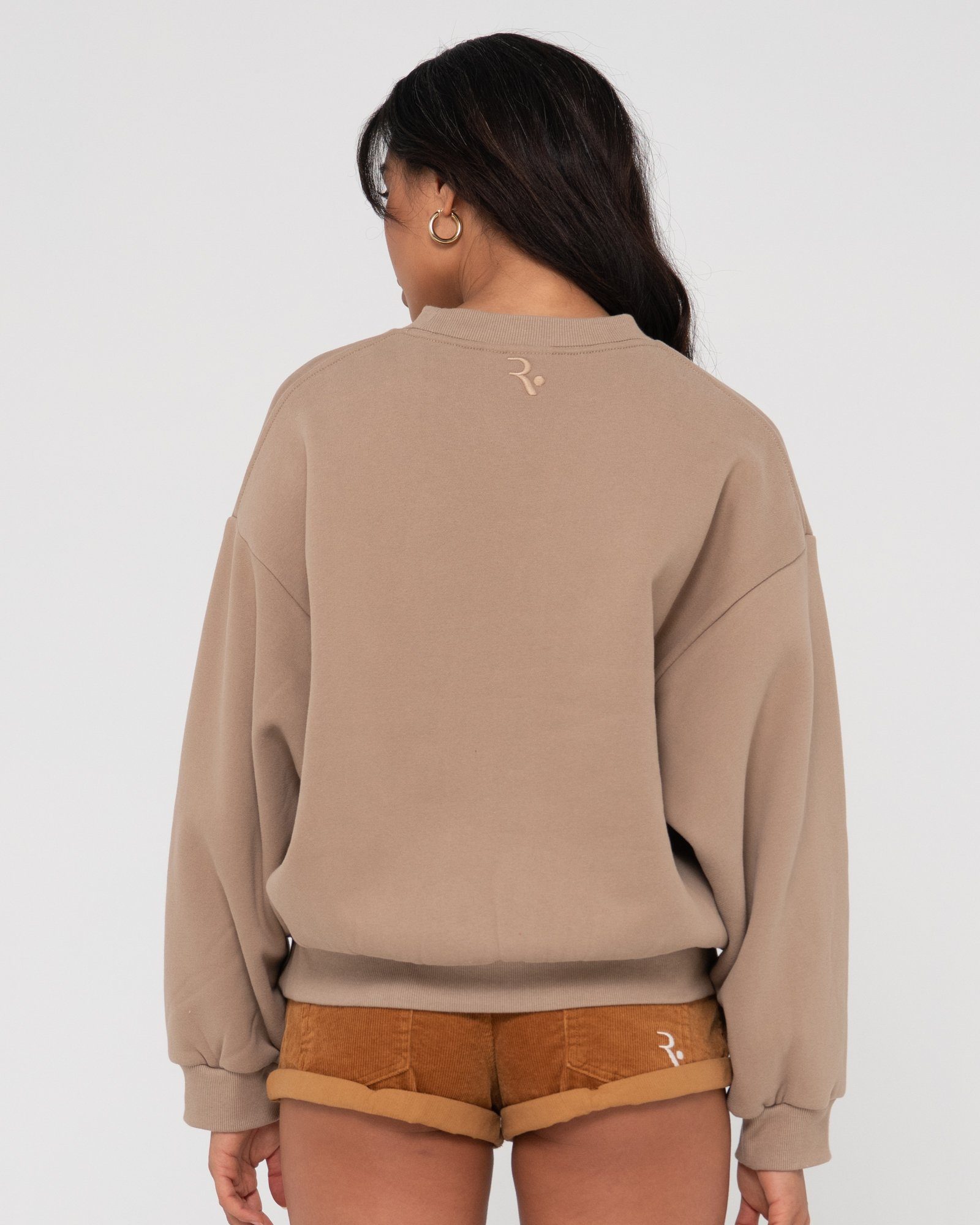 Rusty Sweatshirt SIGNATURE OVERSIZE CREW FLEECE günstig online kaufen