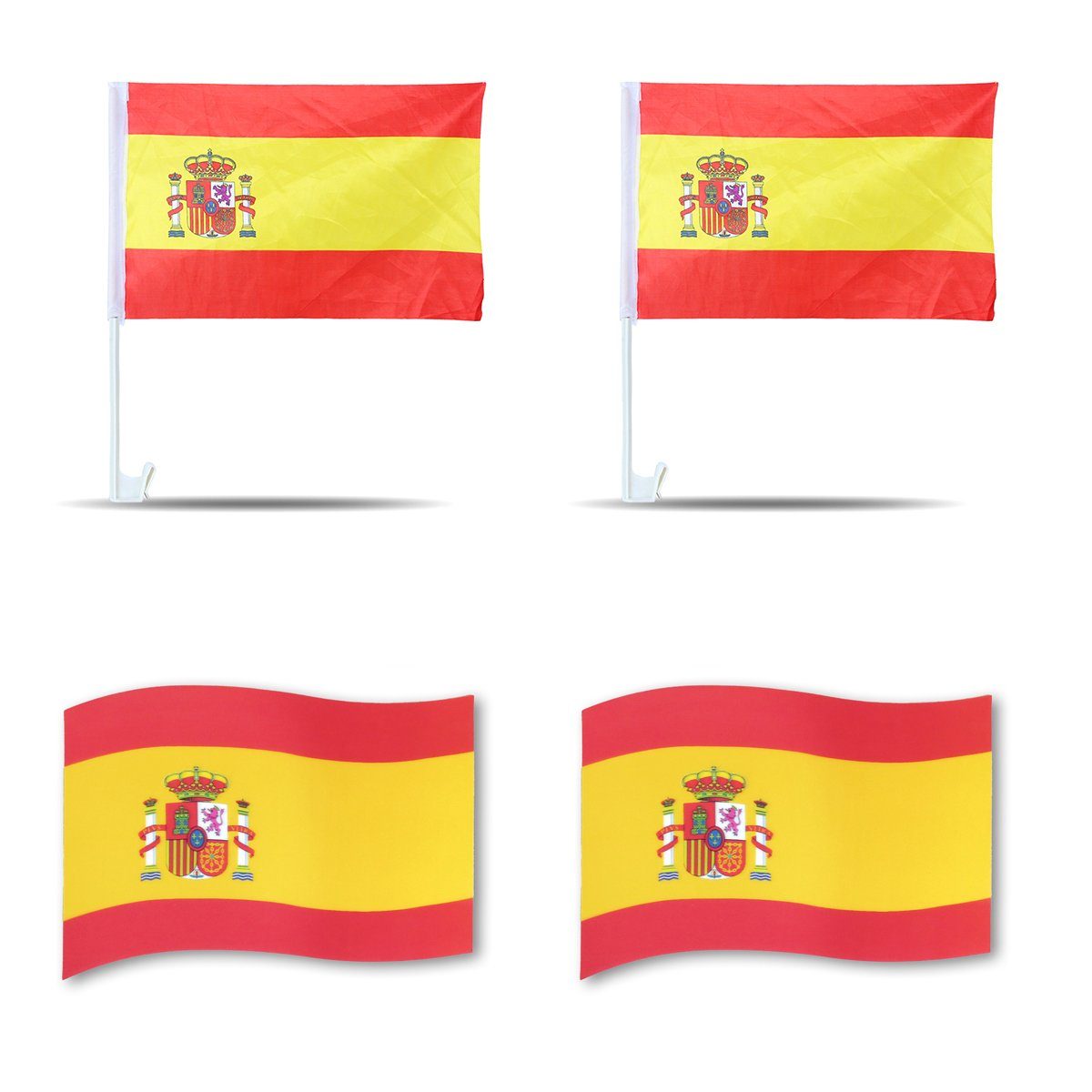 Magnete: Fahne 3D-Effekt 3D Sonia "Spanien" Flaggen Magnet Originelli Espana Fanpaket Spain Fahren, Fußball